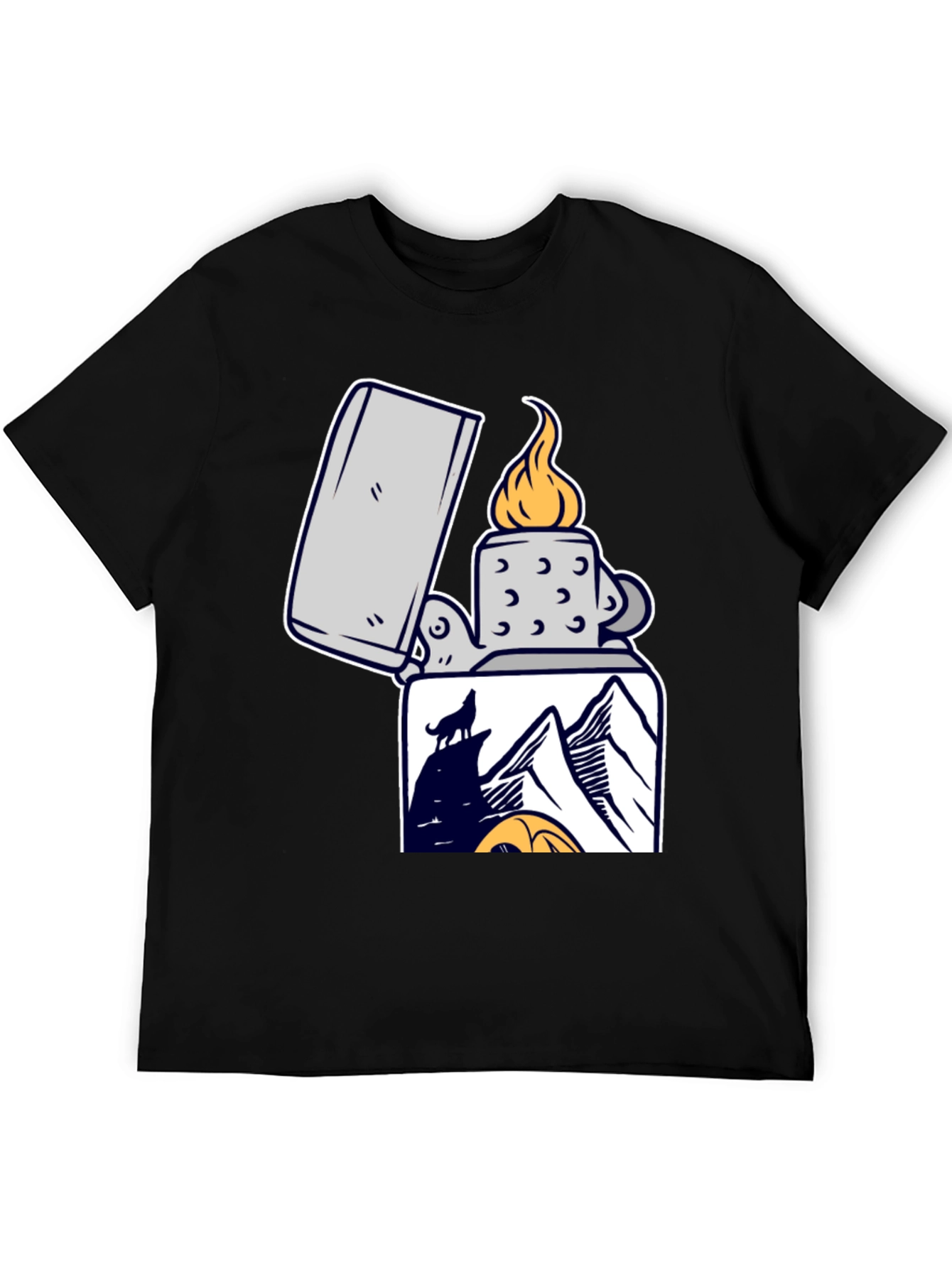 Wolf Mountain Lighter Graphic Tee