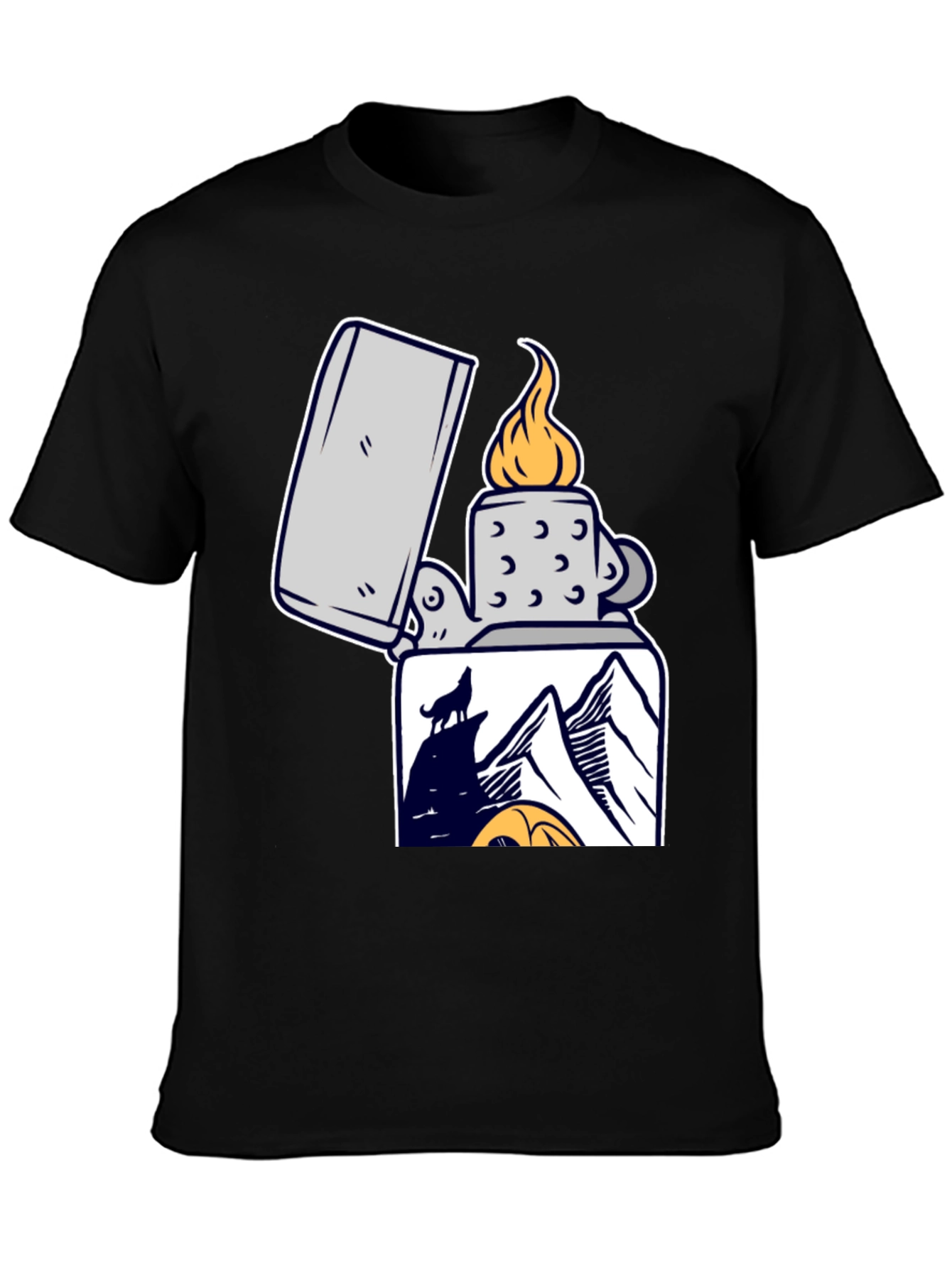 Wolf Mountain Lighter Graphic Tee