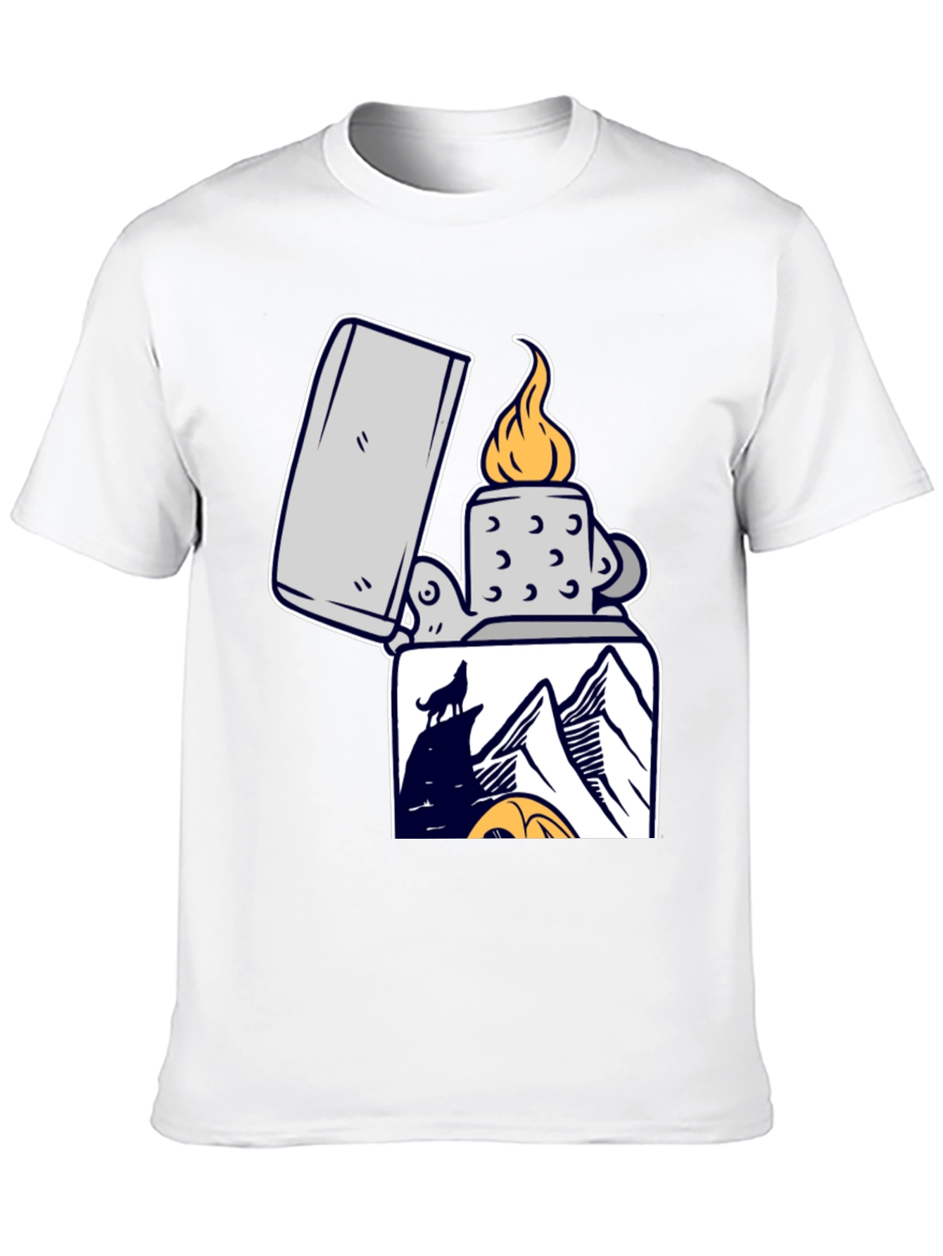 Wolf Mountain Lighter Graphic Tee