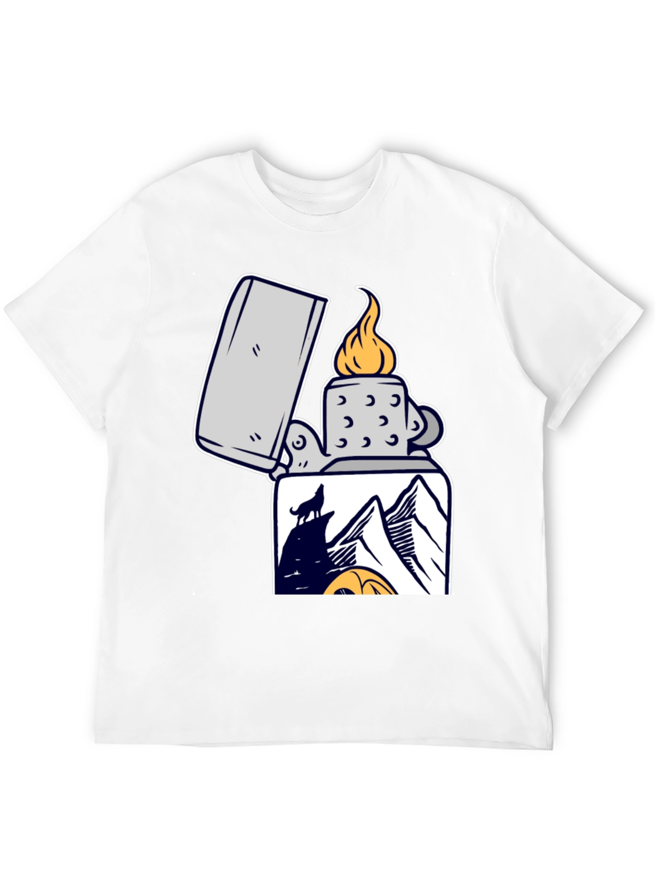 Wolf Mountain Lighter Graphic Tee