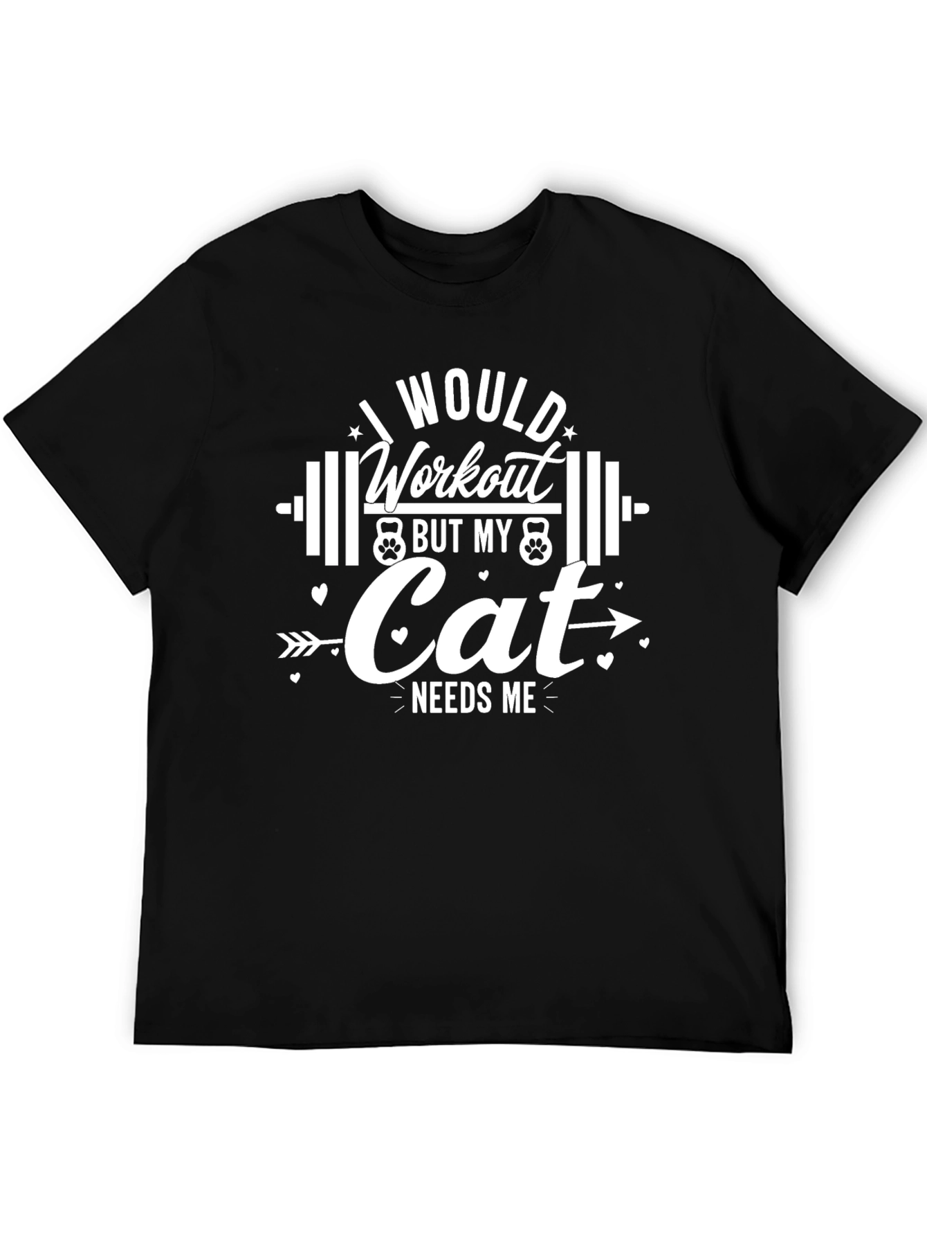 Funny Cat Workout T-Shirt