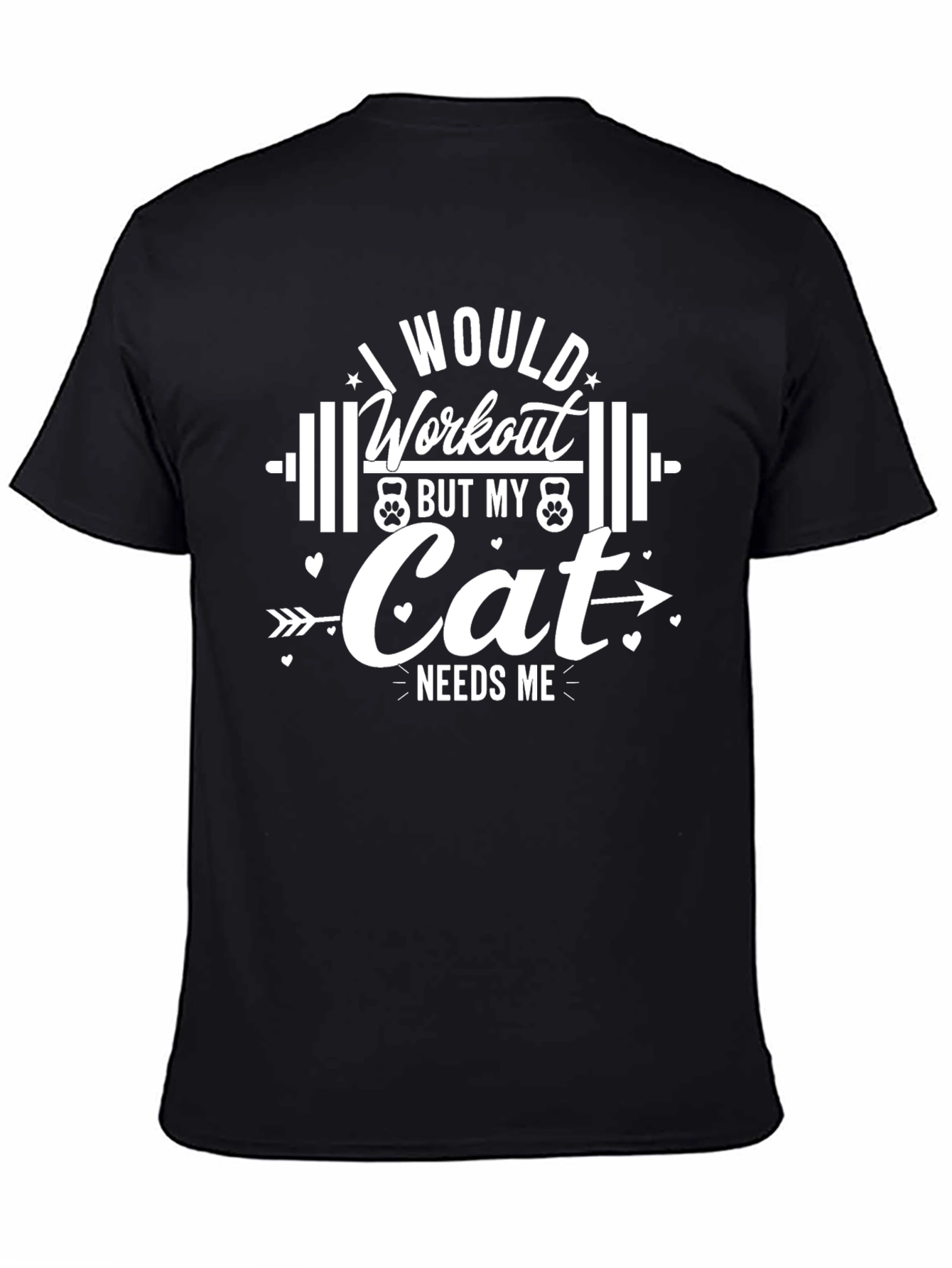 Funny Cat Workout T-Shirt