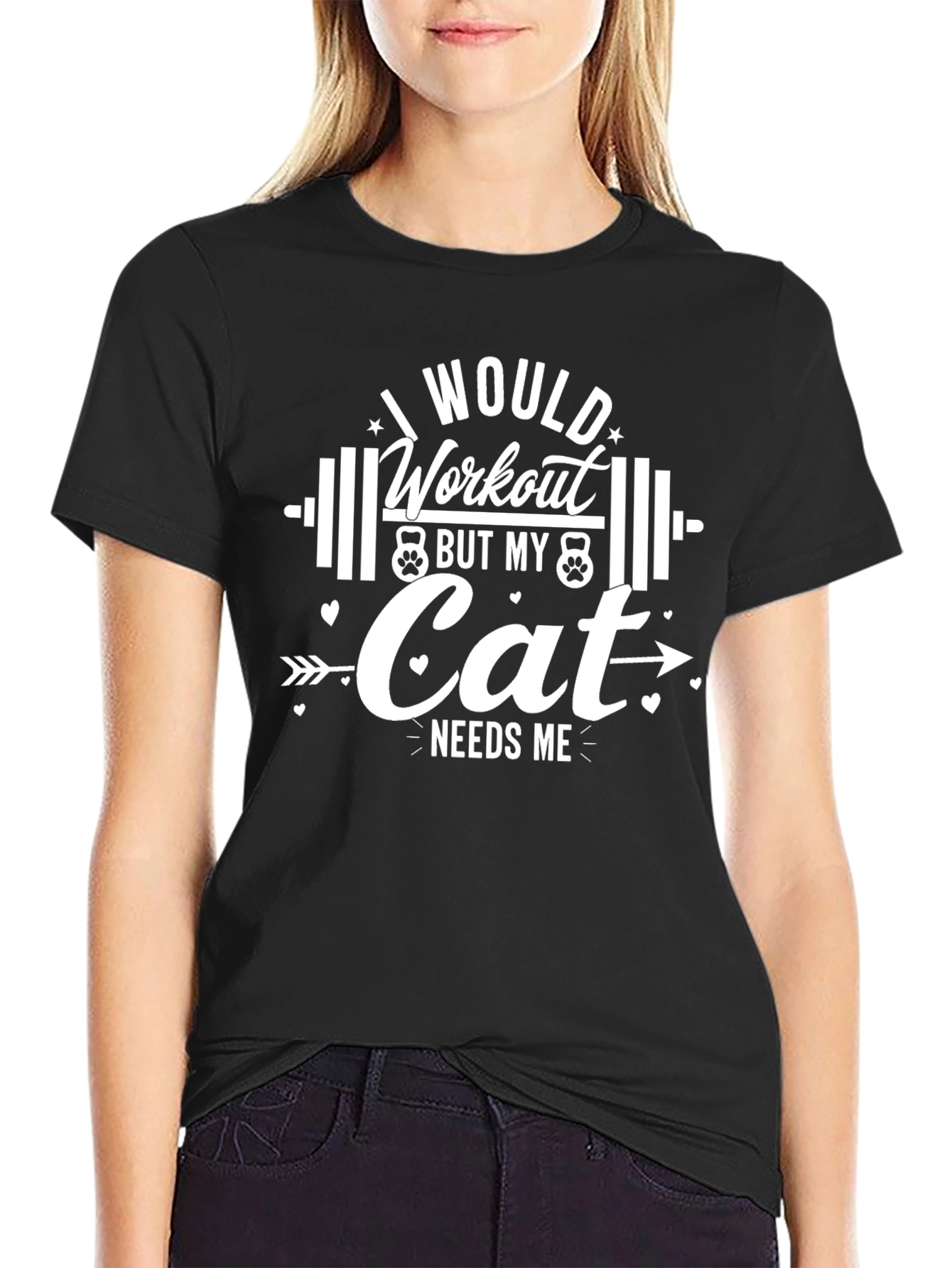Funny Cat Workout T-Shirt