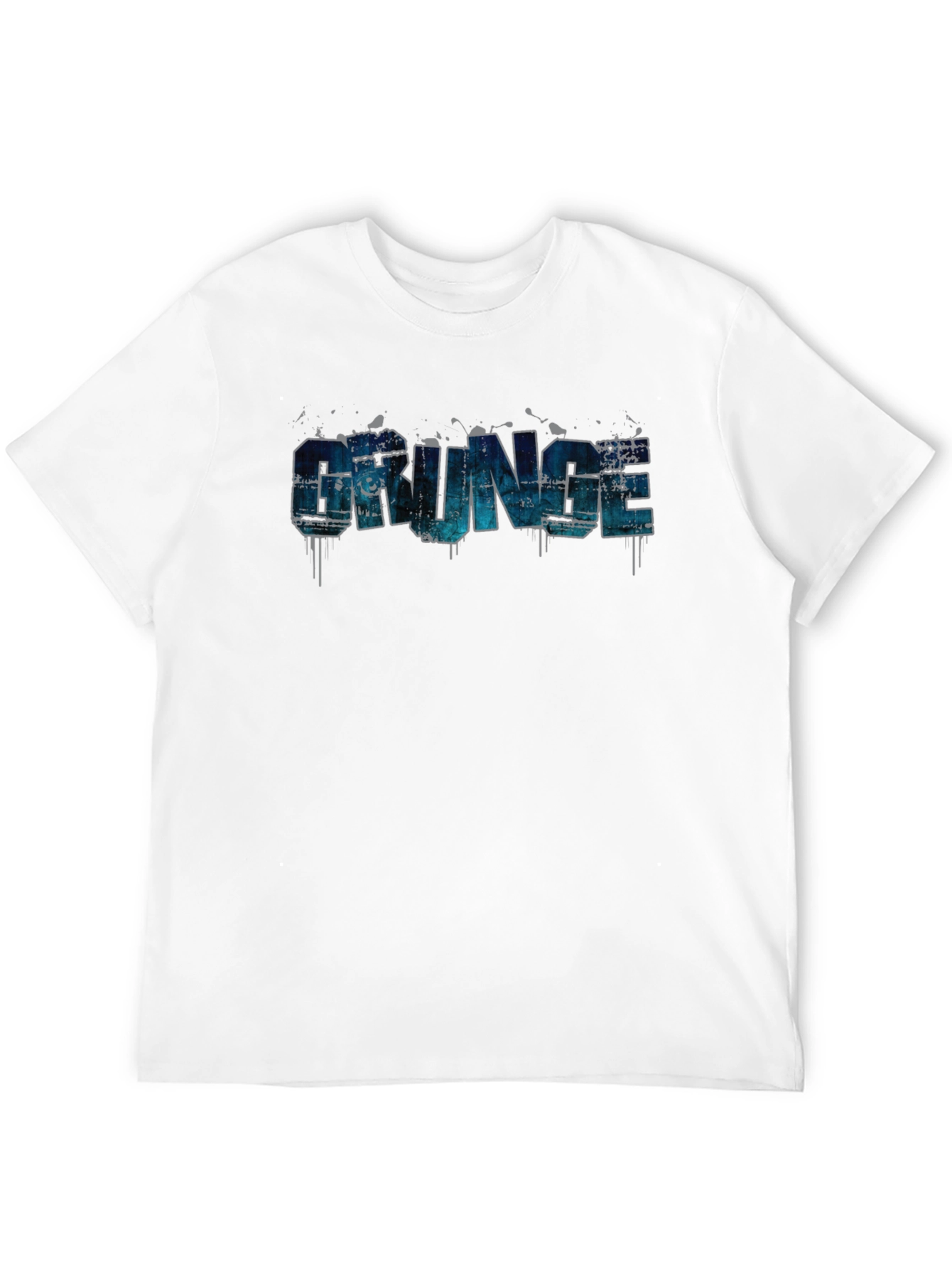 Grunge Style Graphic Print T-Shirt