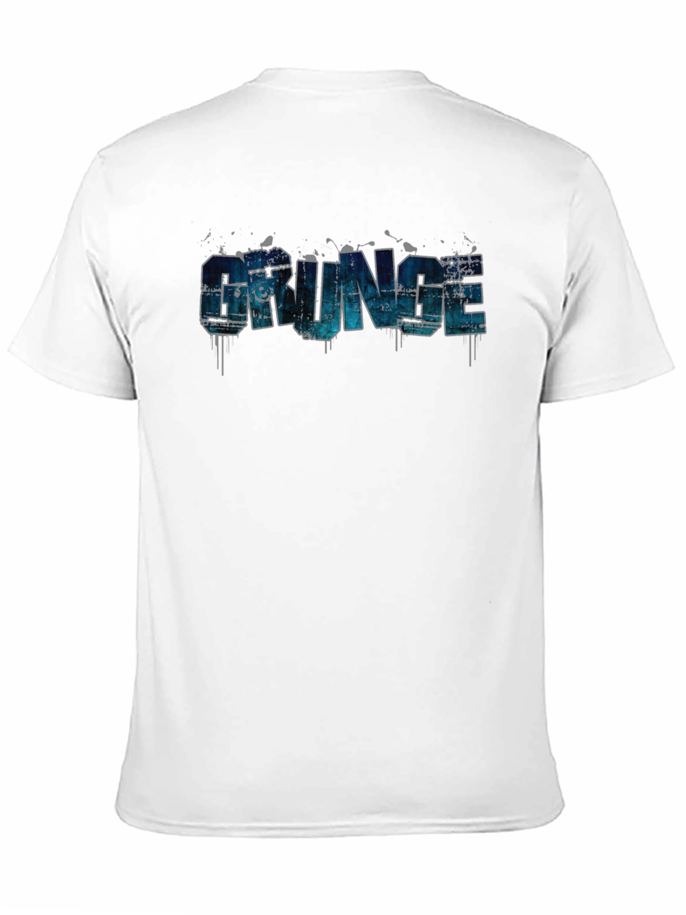 Grunge Style Graphic Print T-Shirt