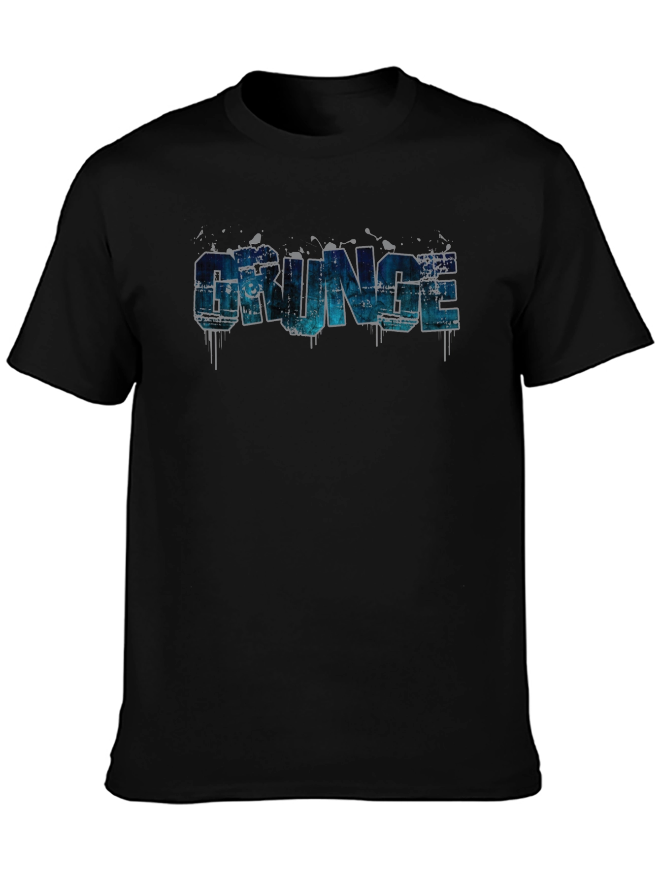 Grunge Style Graphic Print T-Shirt