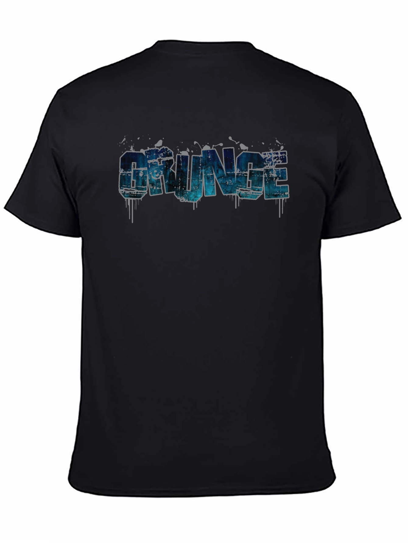 Grunge Style Graphic Print T-Shirt