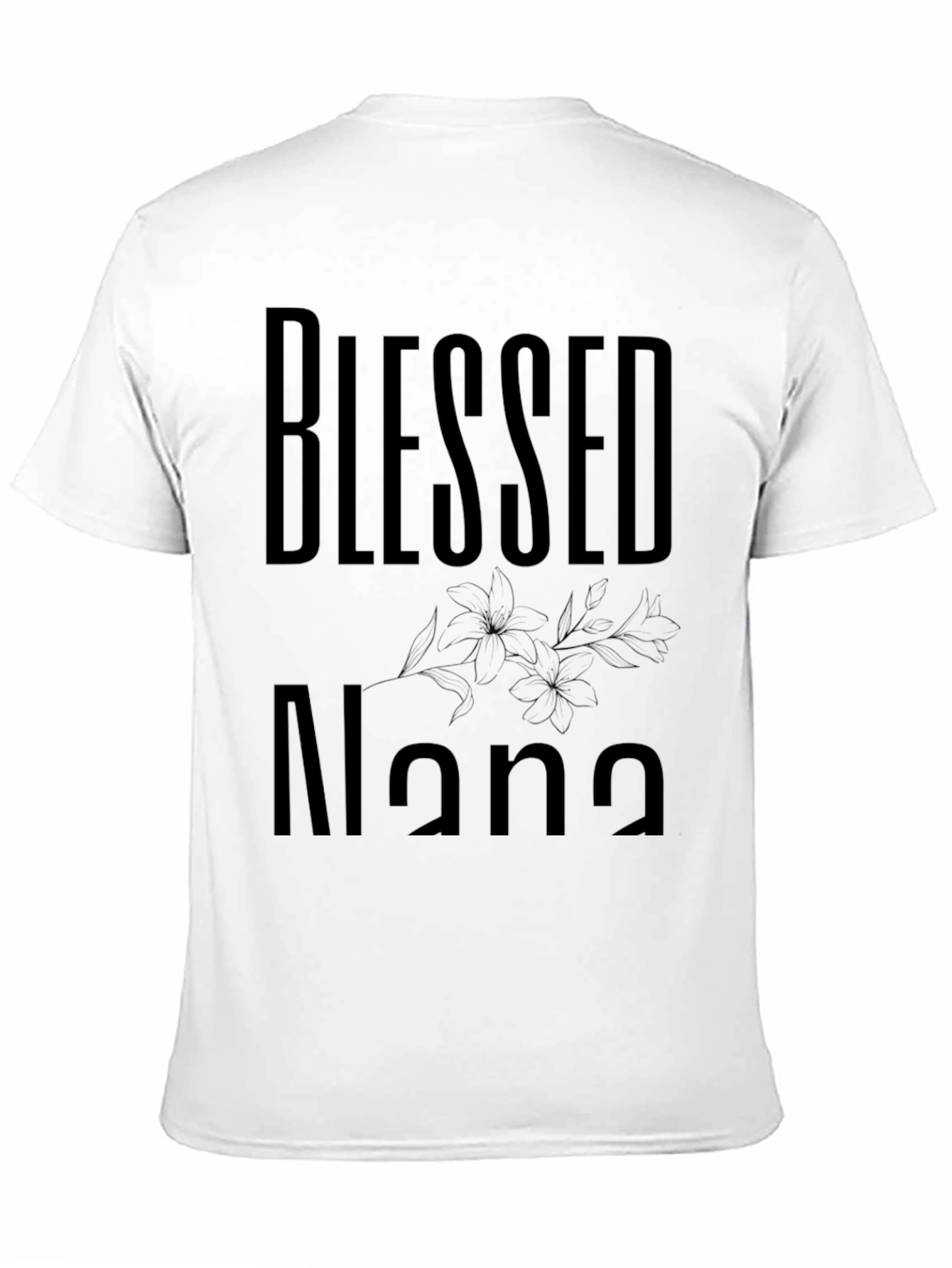 Blessed Nana Black T-Shirt