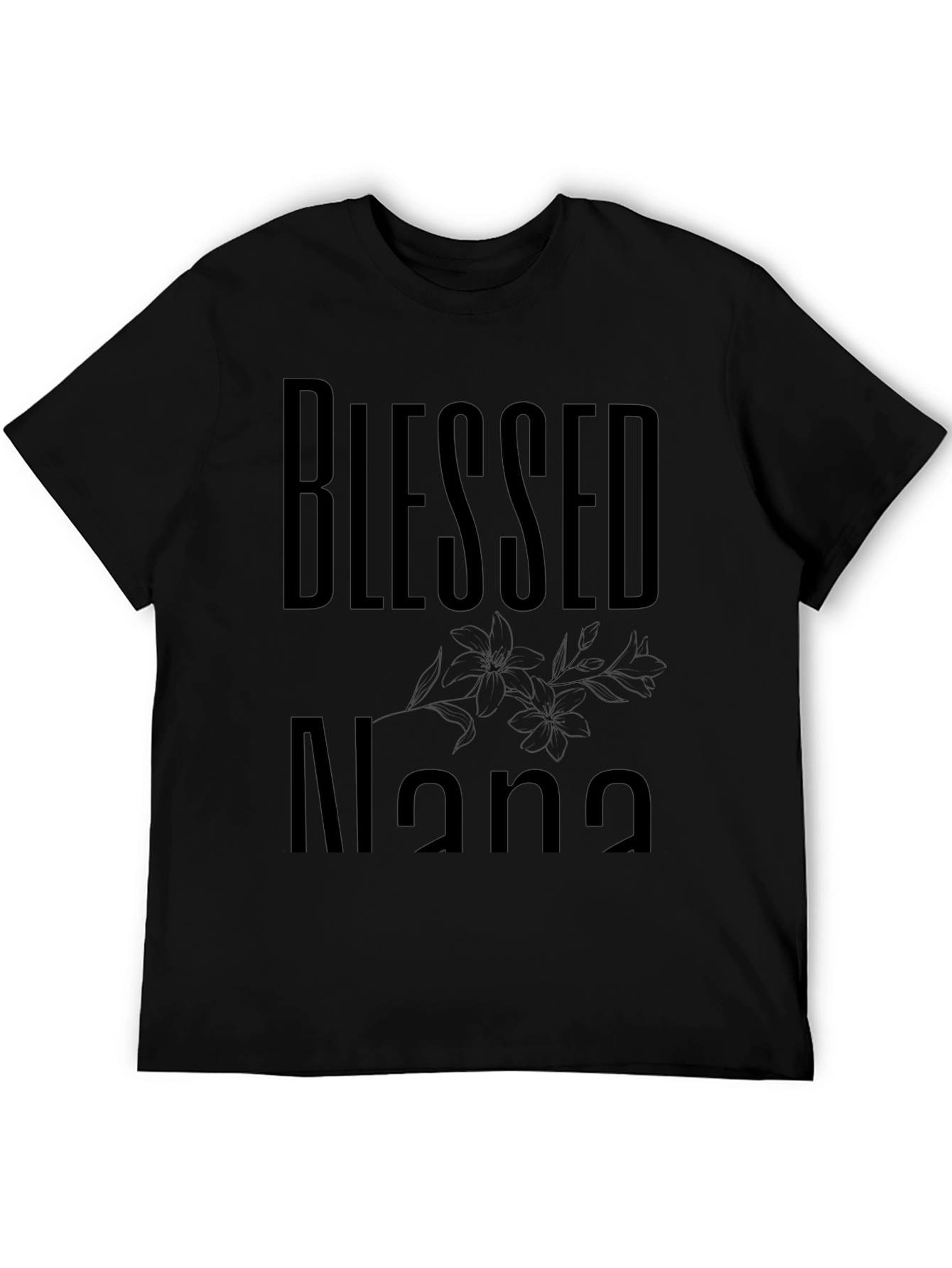 Blessed Nana Black T-Shirt