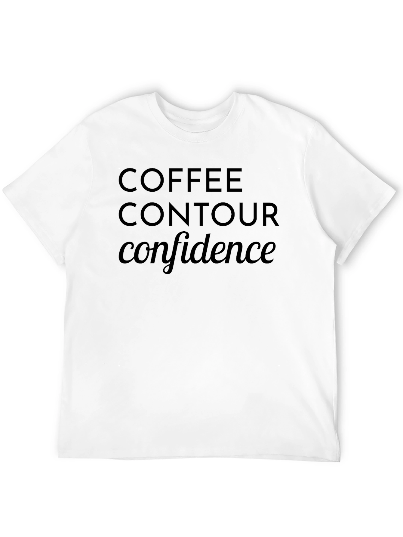Coffee Contour Confidence T-Shirt