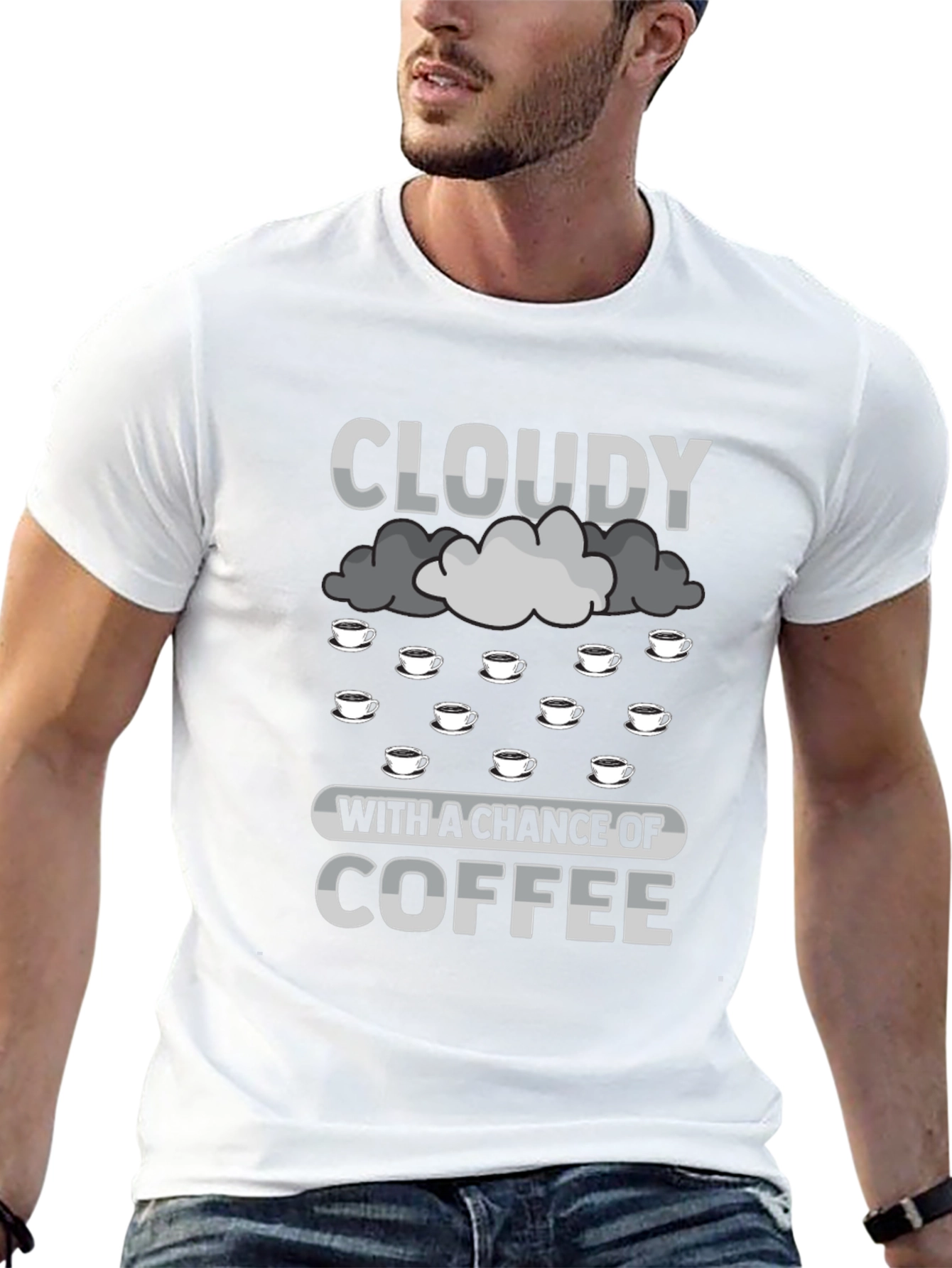 Cloudy with a Chance of Coffee T-Shirt