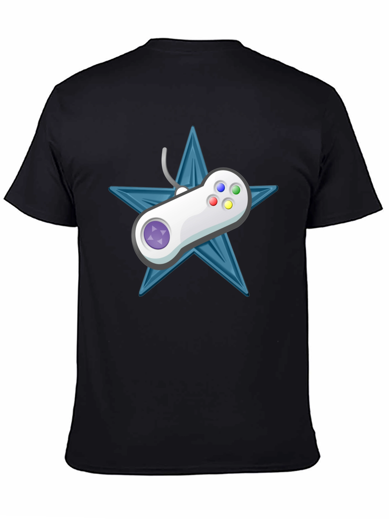 Retro Gamer Tee: Starry Controller Design