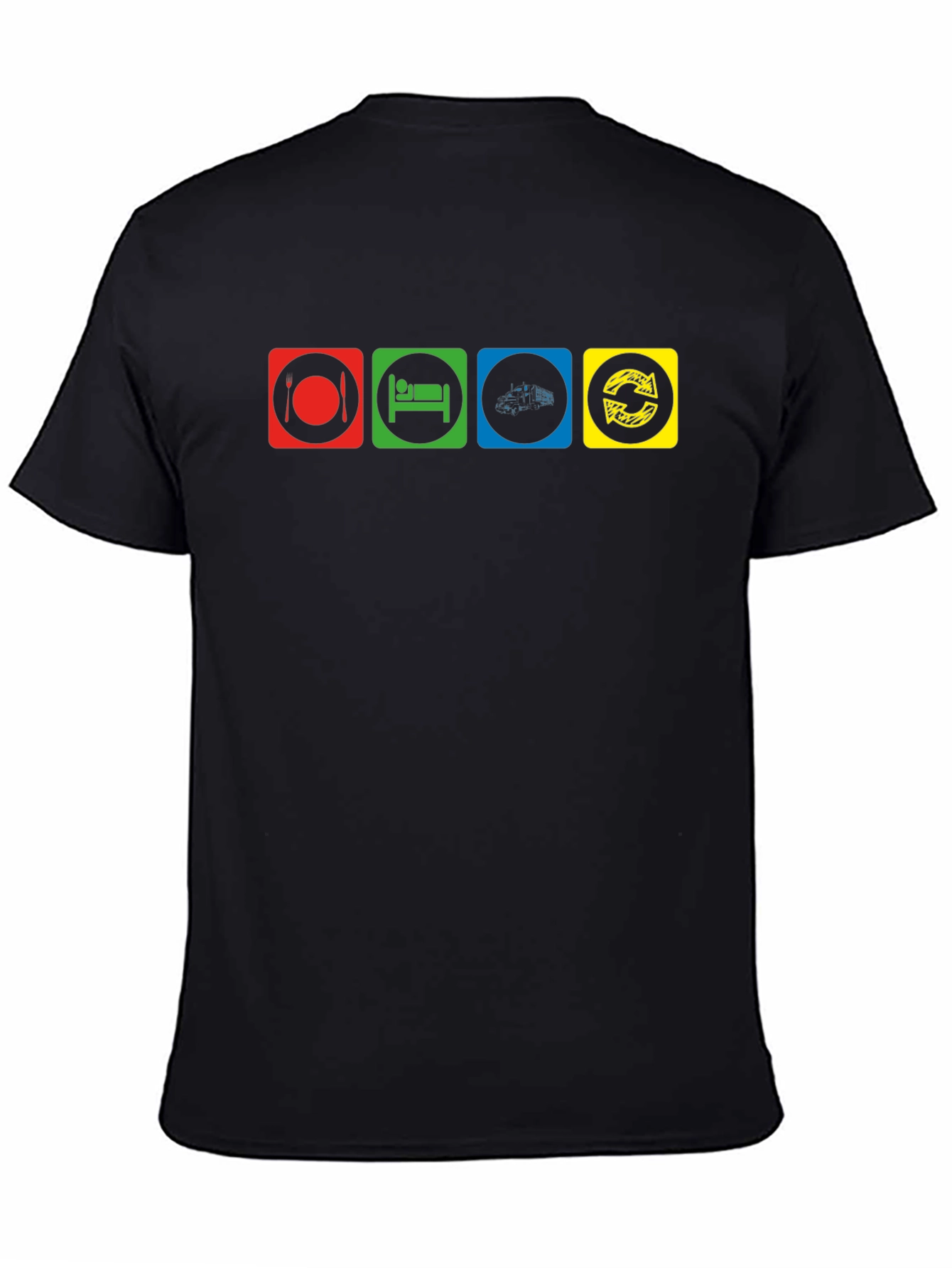 Eat Sleep Code Repeat Black T-Shirt