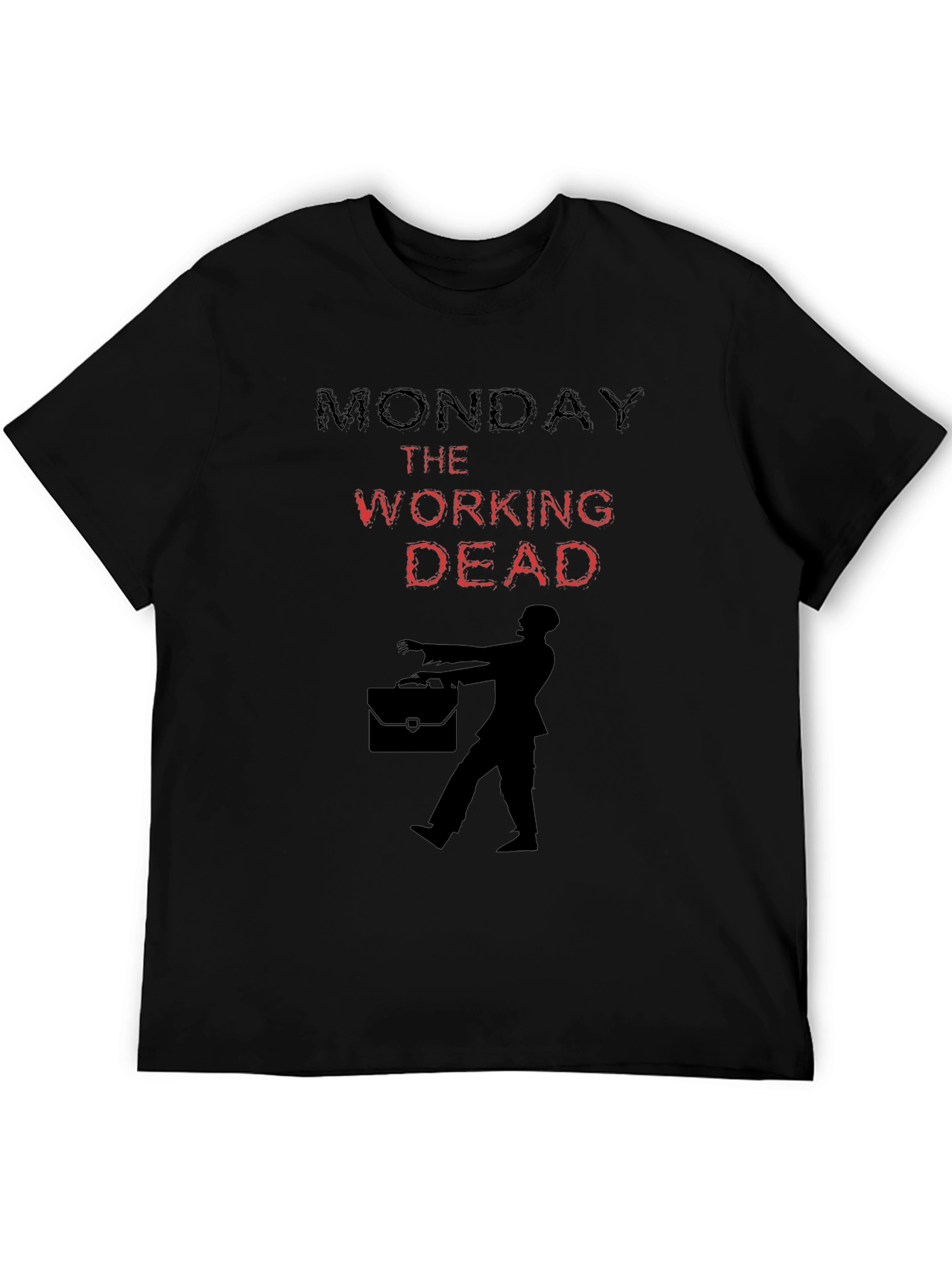 Monday The Working Dead Graphic T-Shirt