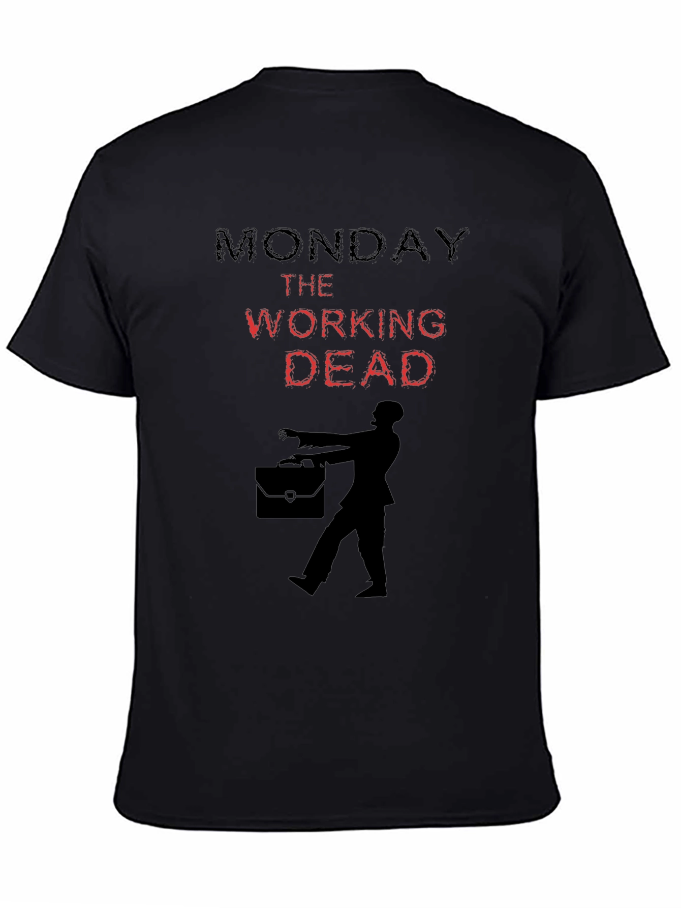 Monday The Working Dead Graphic T-Shirt
