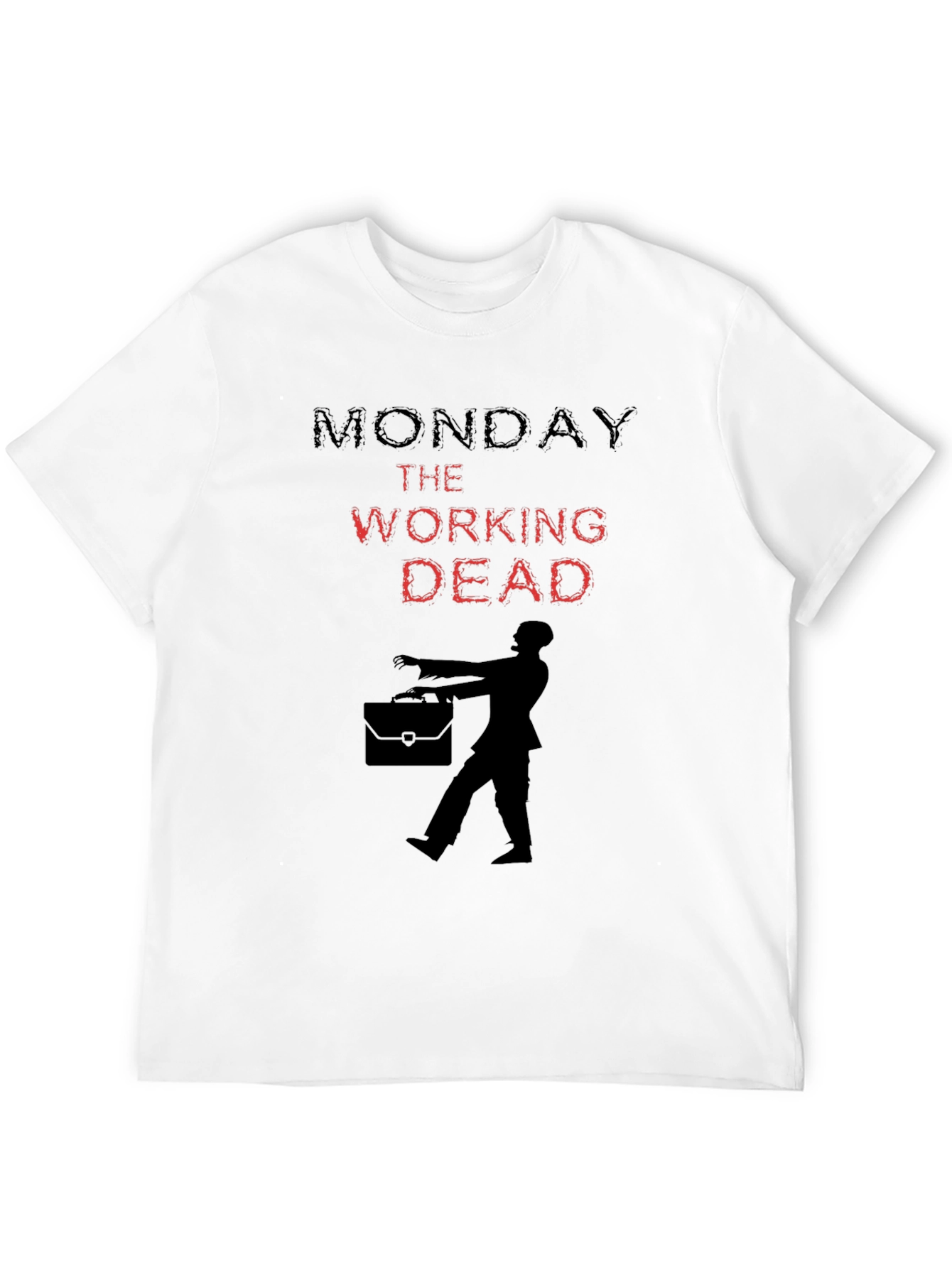 Monday The Working Dead Graphic T-Shirt