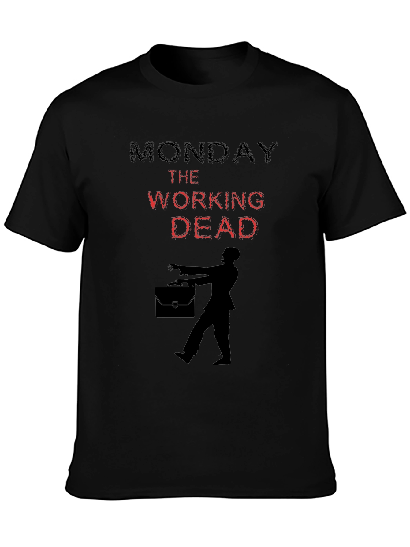 Monday The Working Dead Graphic T-Shirt