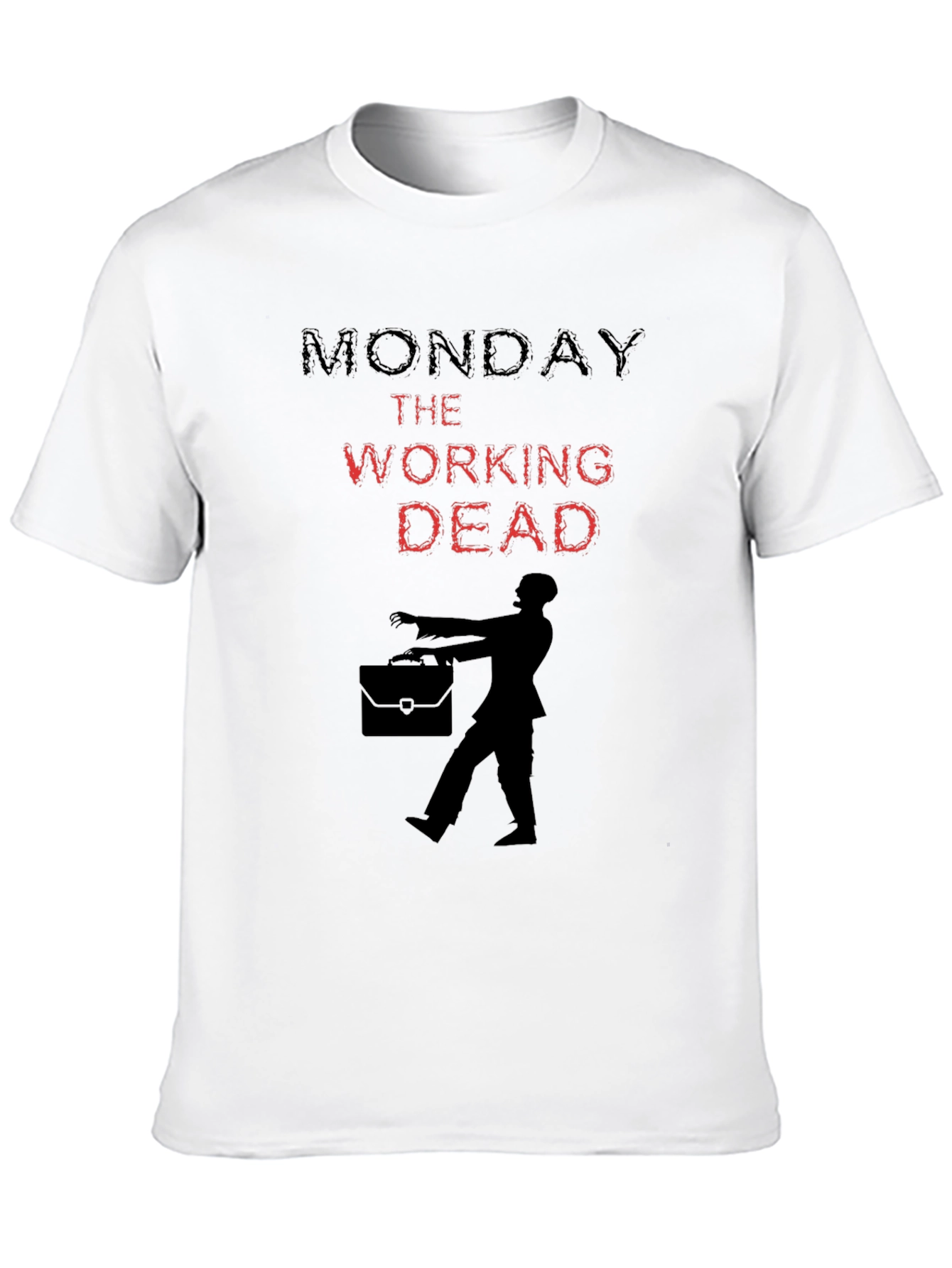 Monday The Working Dead Graphic T-Shirt