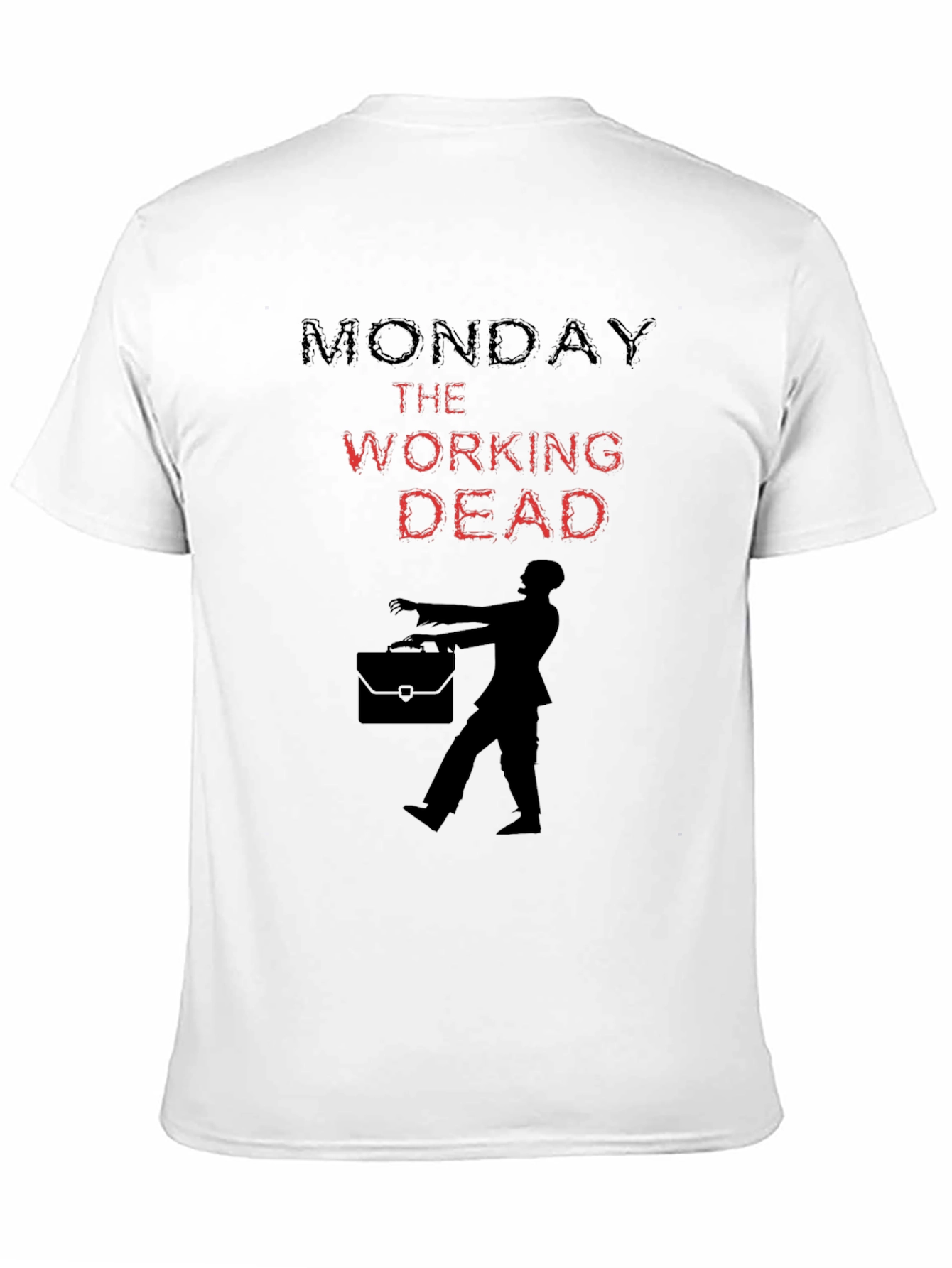 Monday The Working Dead Graphic T-Shirt