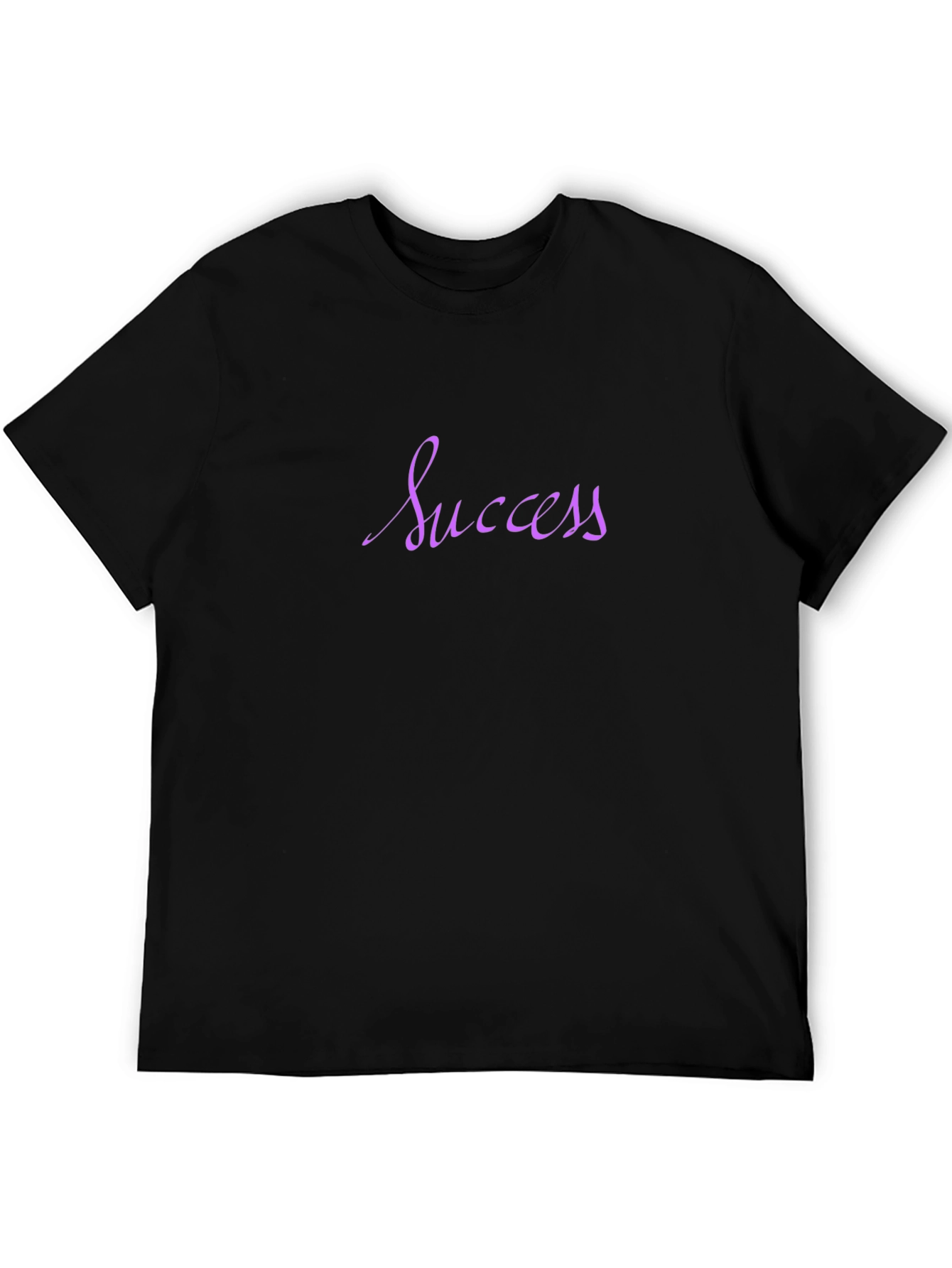 Success Graphic Tee - Black Casual Shirt