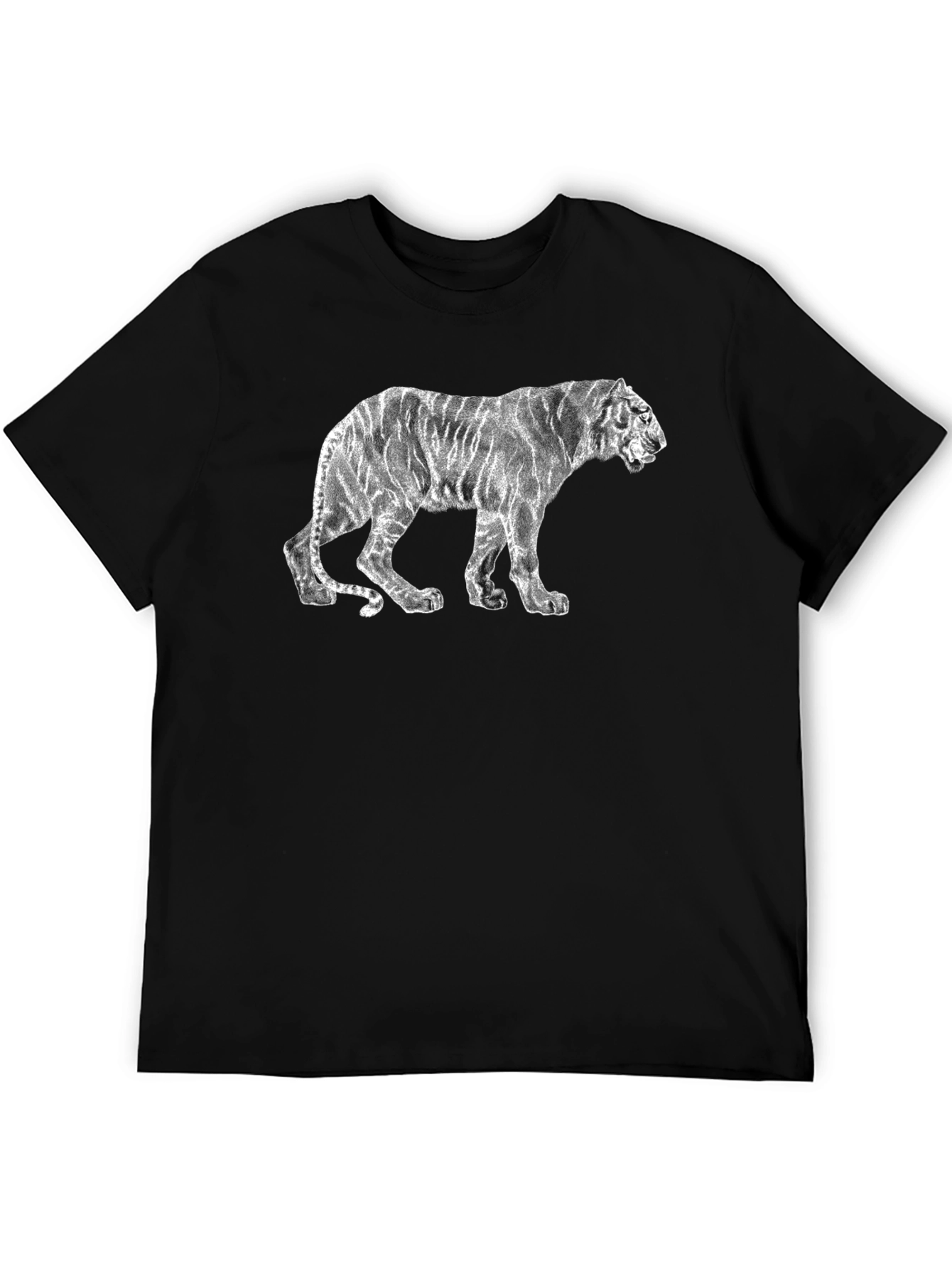 Black Tiger Graphic T-Shirt