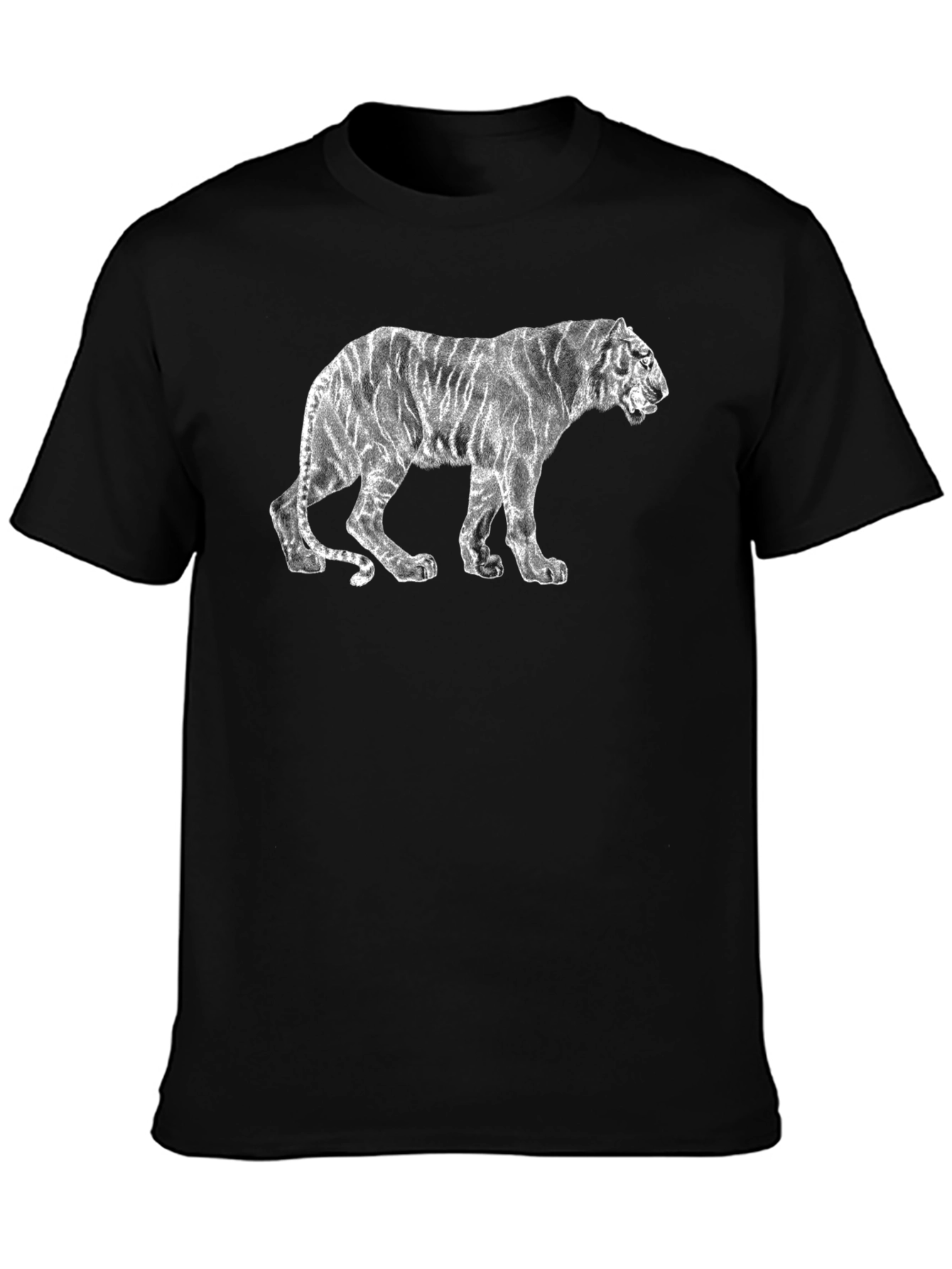 Black Tiger Graphic T-Shirt