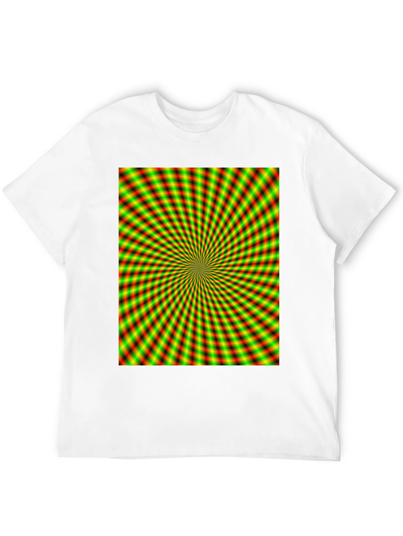 Psychedelic Illusion T-Shirt - Black Crew Neck