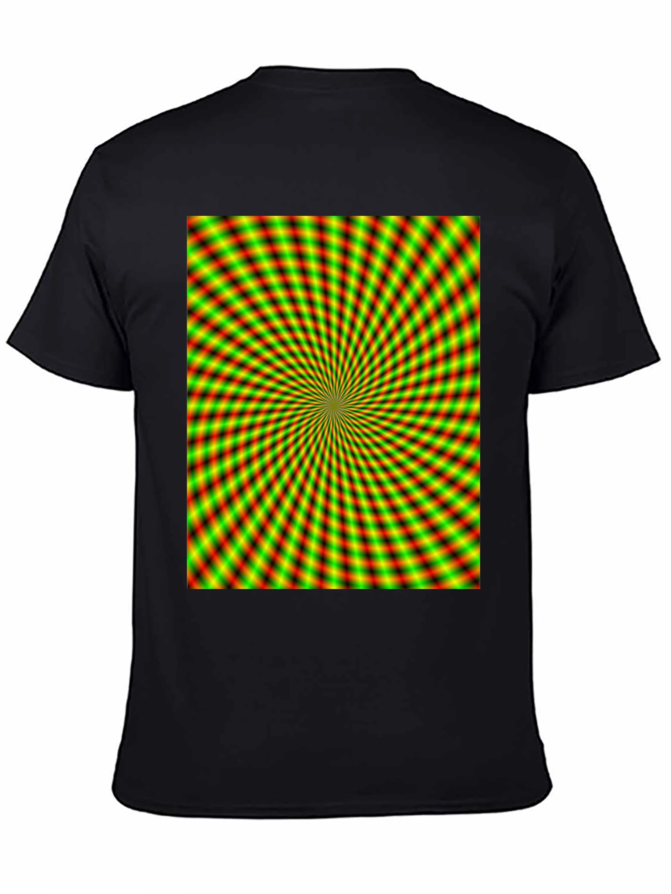Psychedelic Illusion T-Shirt - Black Crew Neck