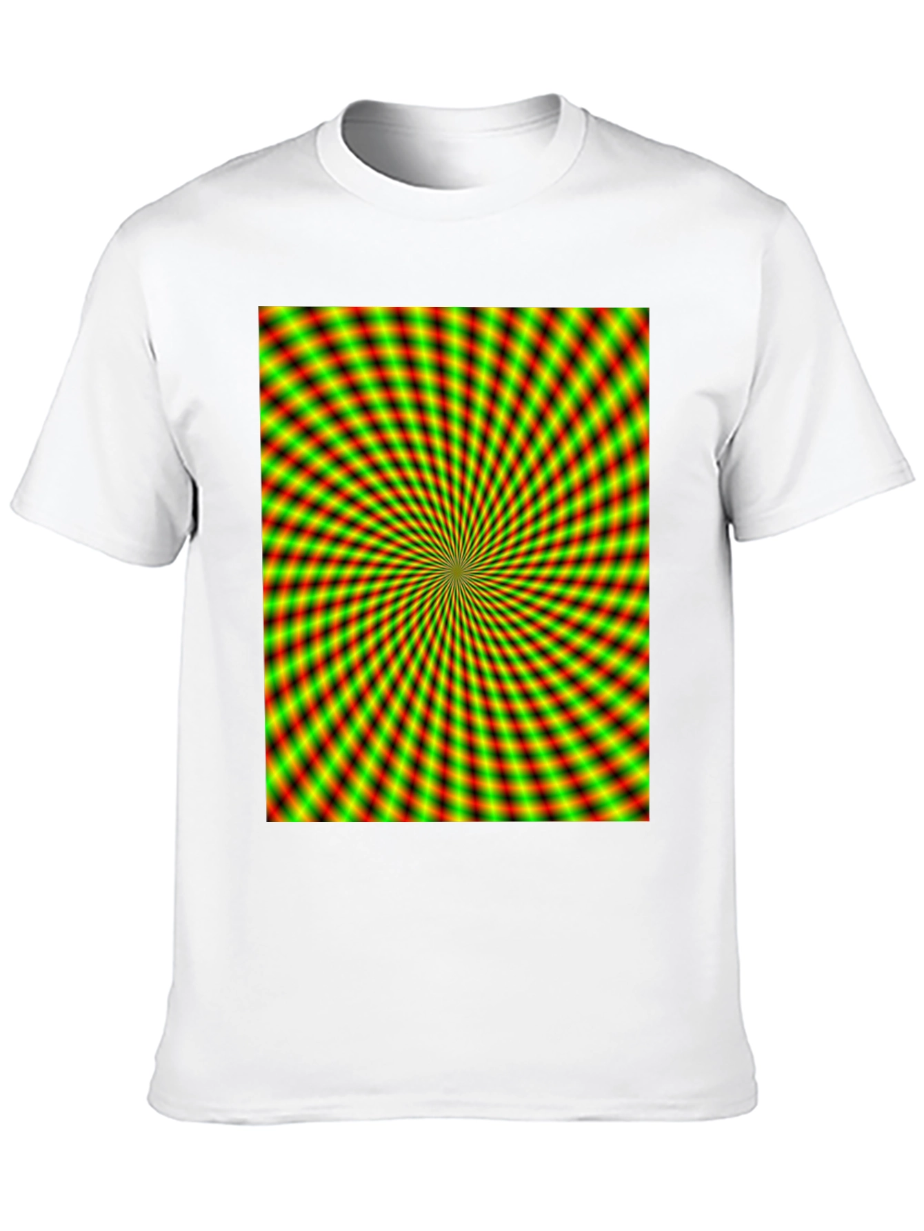 Psychedelic Illusion T-Shirt - Black Crew Neck