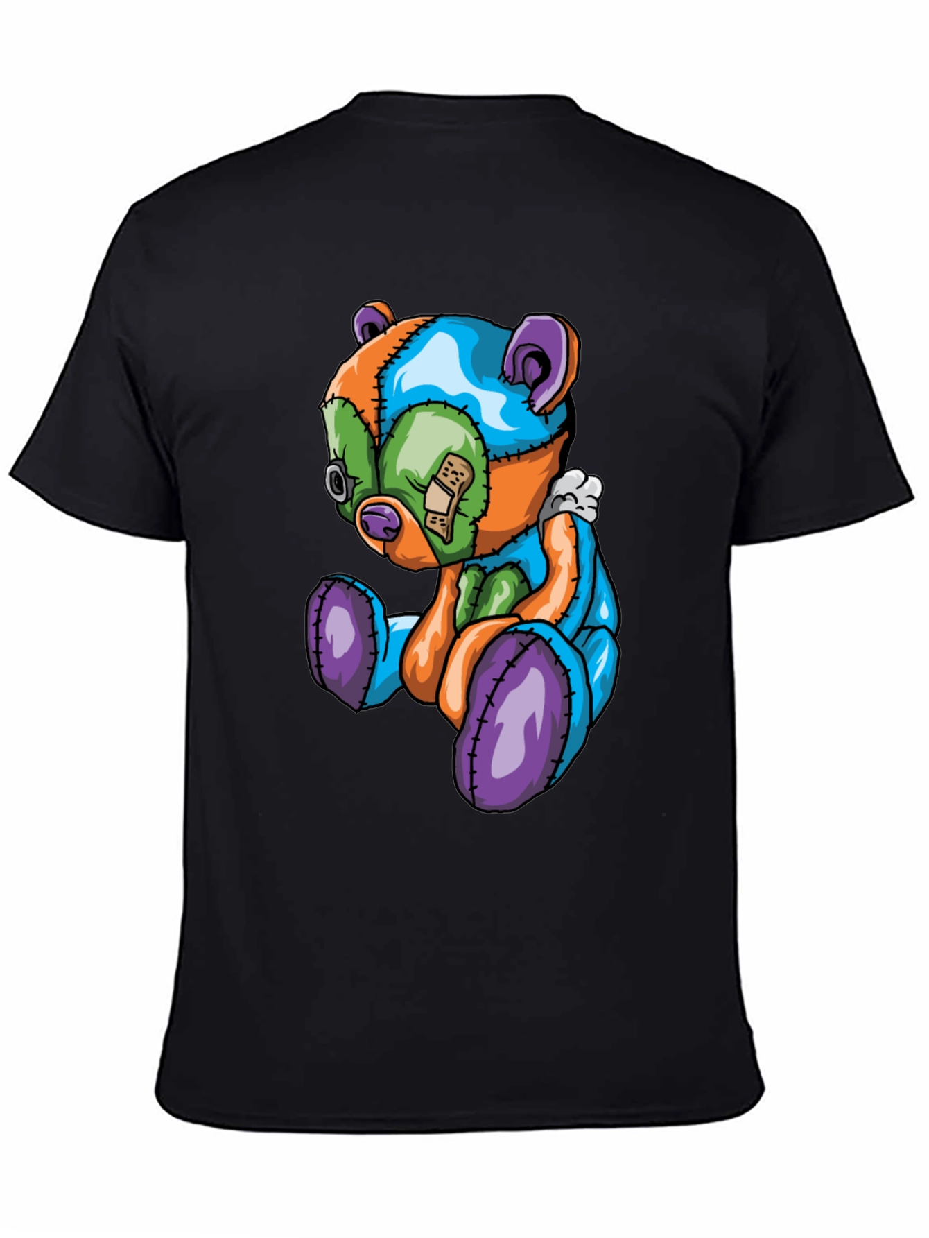 Patchwork Bear Graphic Tee