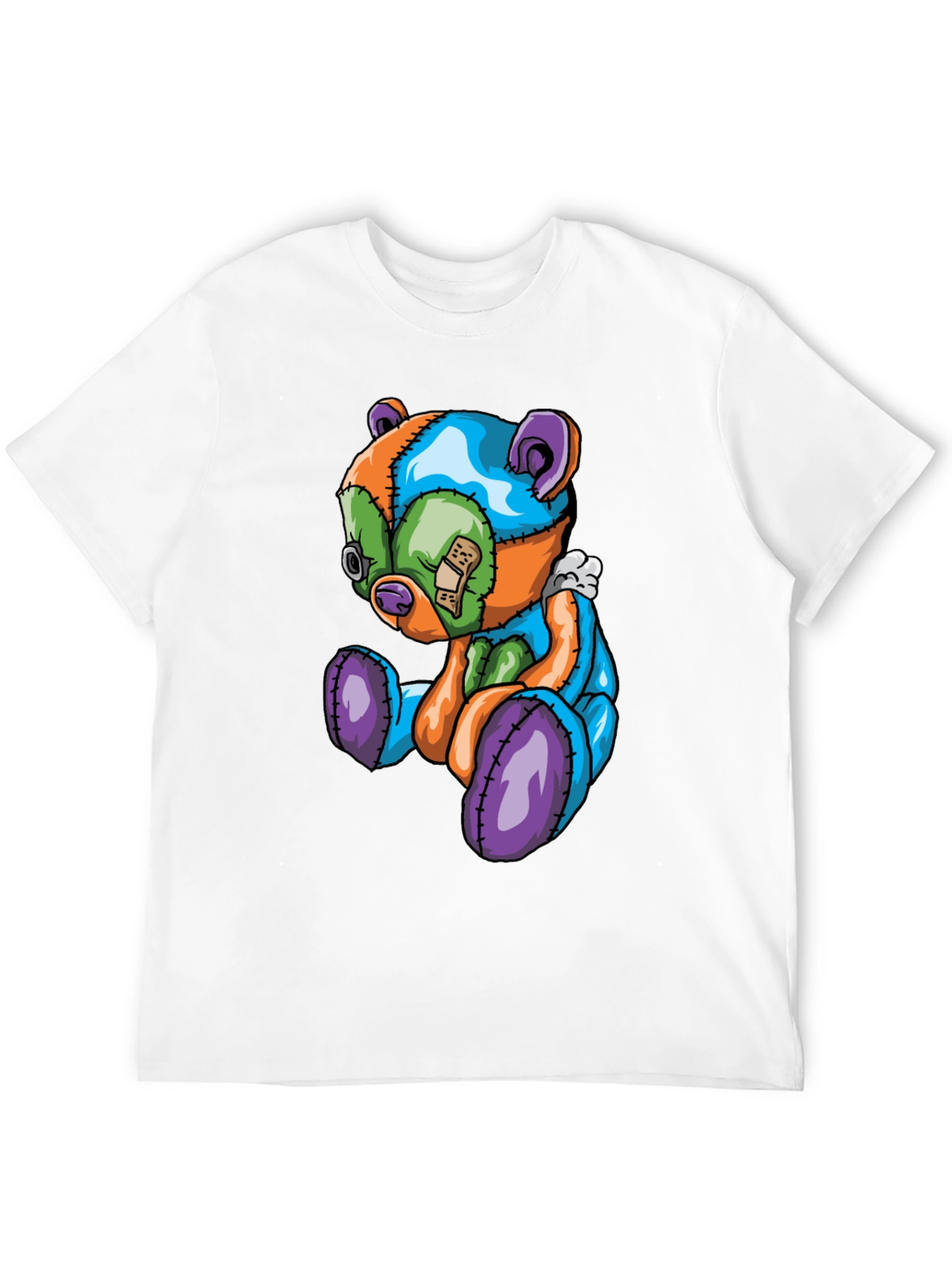Patchwork Bear Graphic Tee