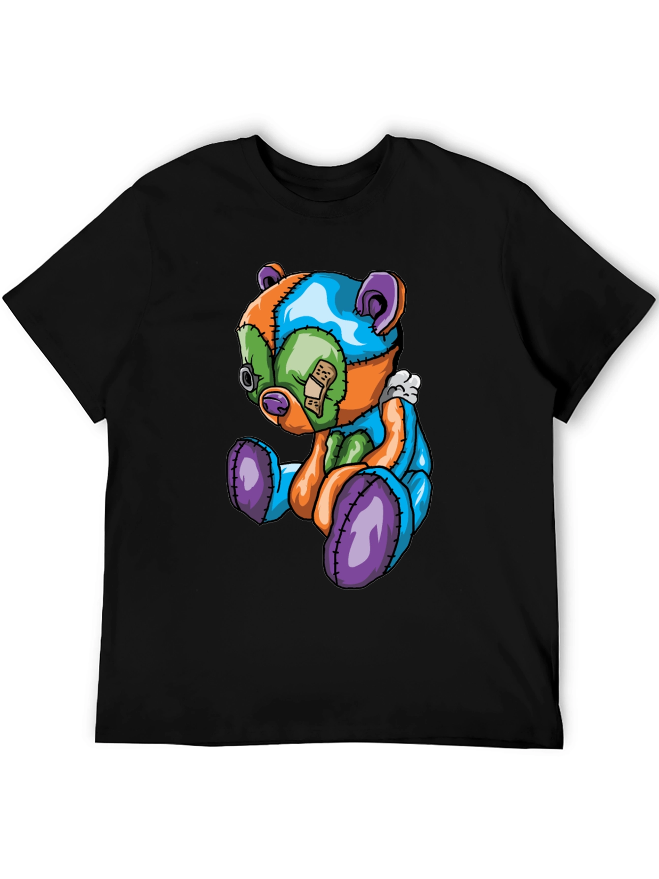 Patchwork Bear Graphic Tee