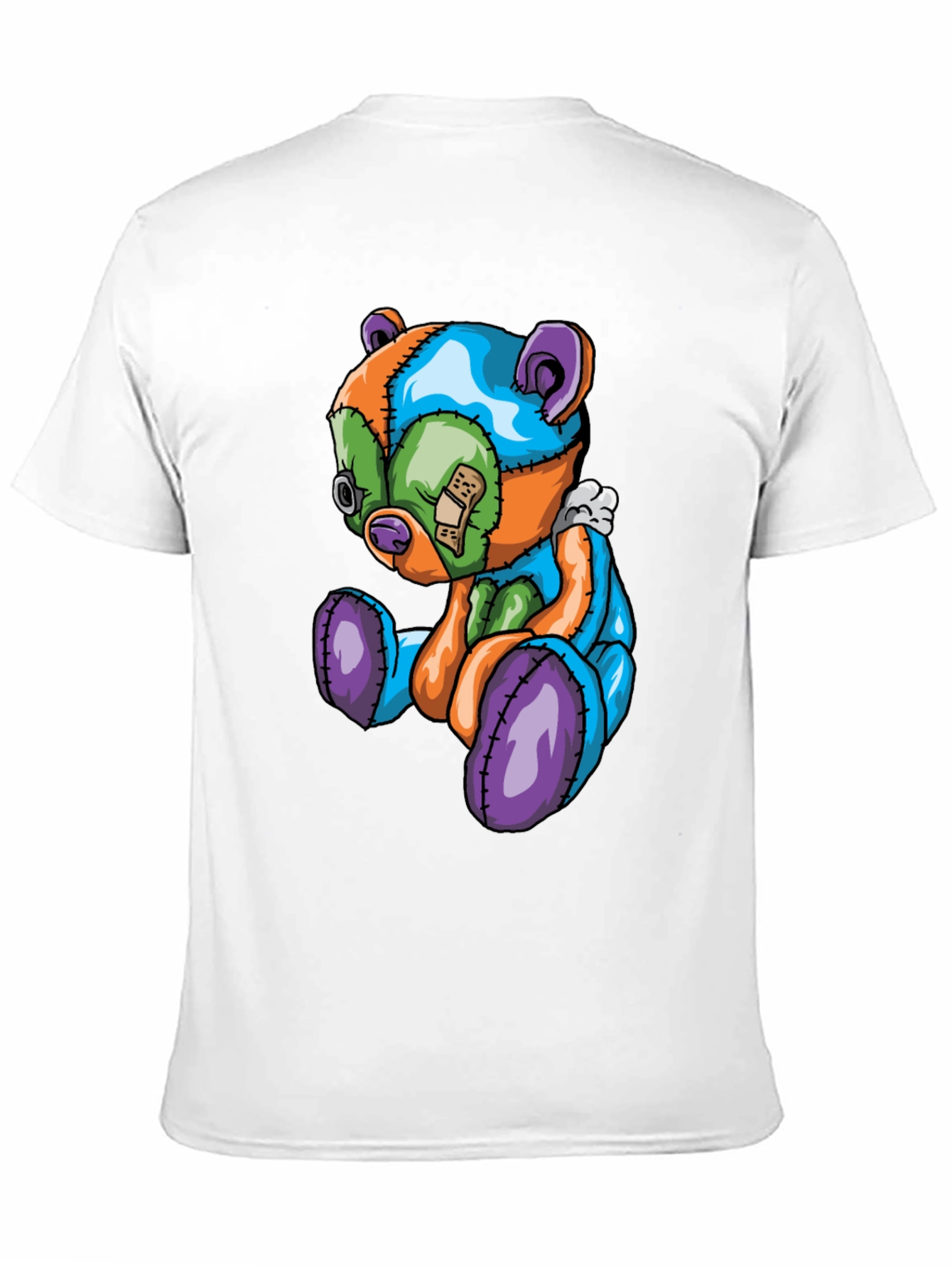 Patchwork Bear Graphic Tee