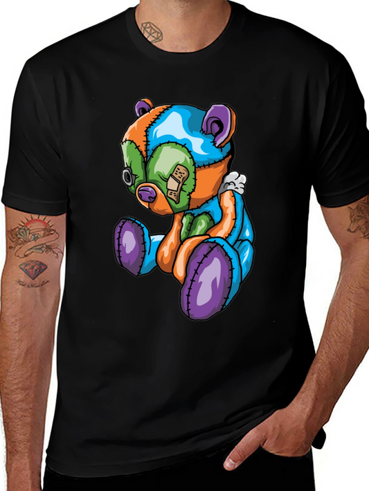 Patchwork Bear Graphic Tee