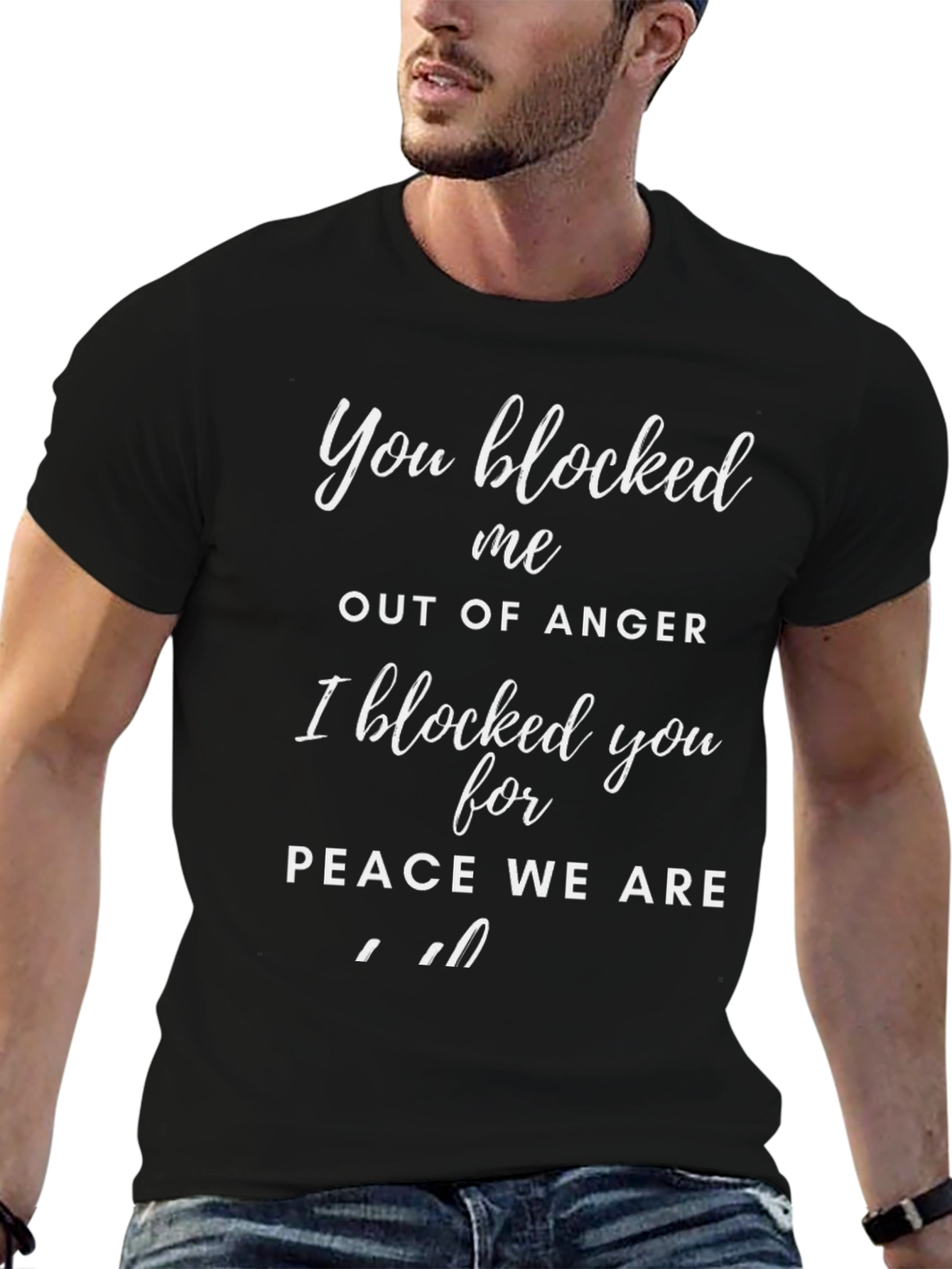 Funny Blocked for Peace T-Shirt