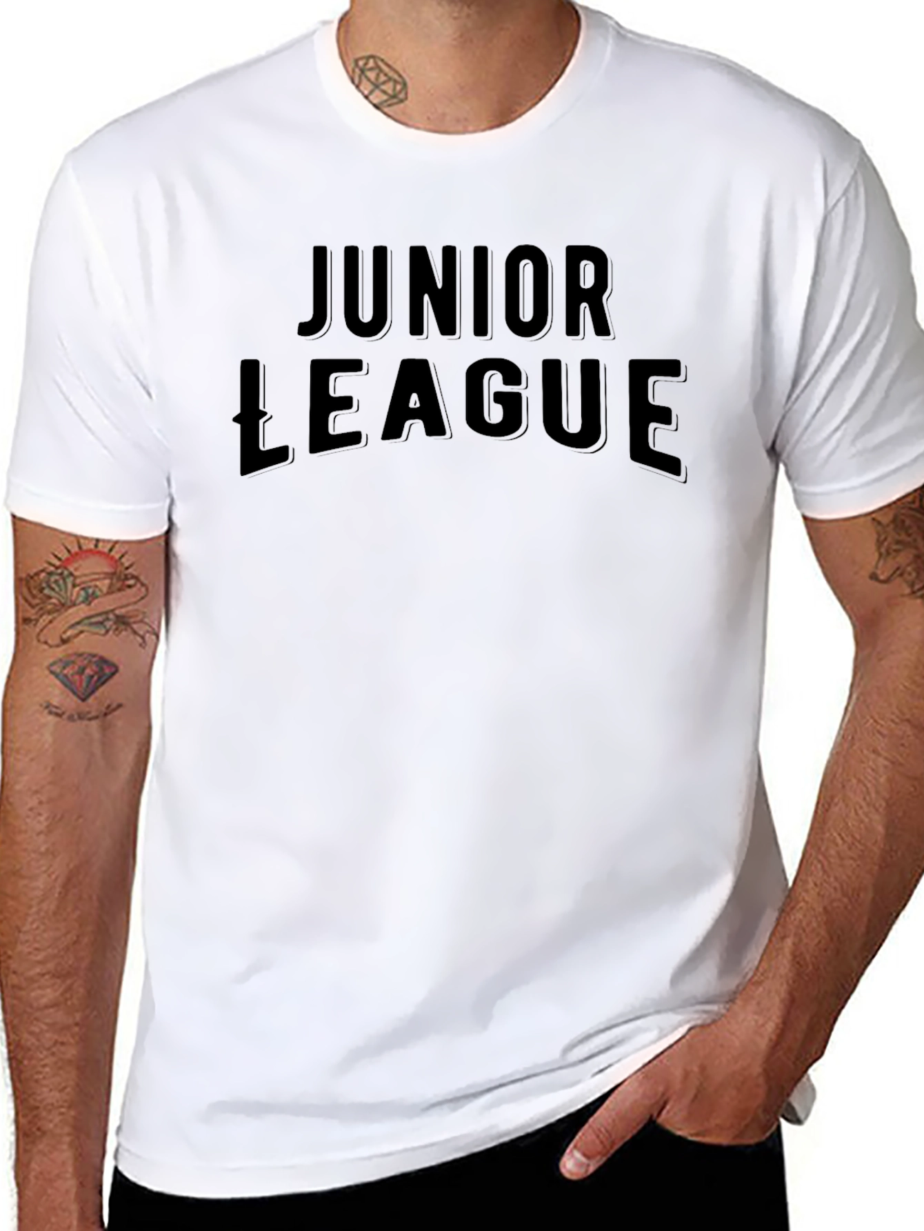 Junior League Black Tee