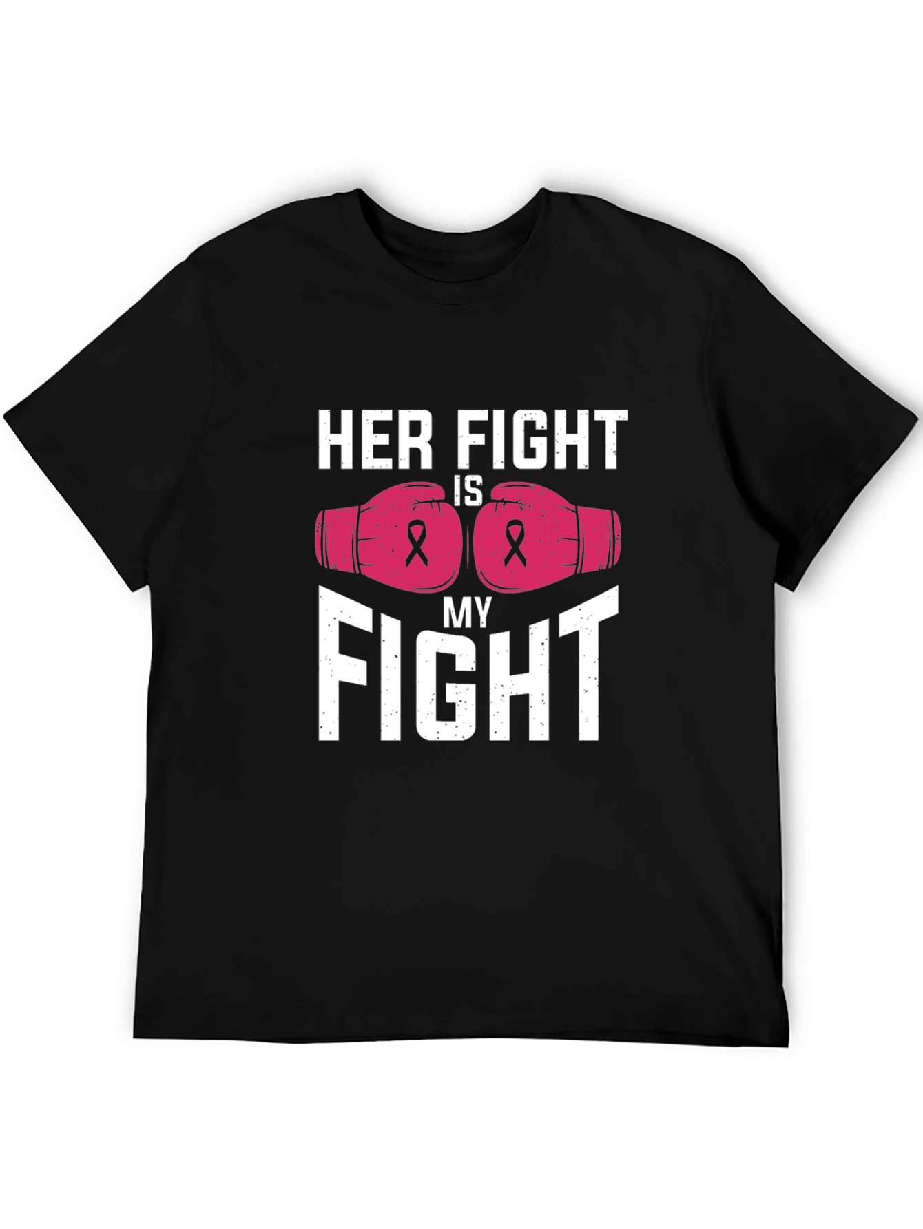 Her Fight is My Fight T-Shirt Breast Cancer Awareness