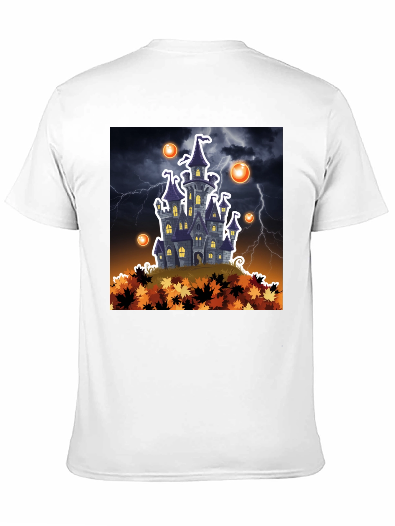 Halloween Castle T-Shirt - Spooky Season Apparel