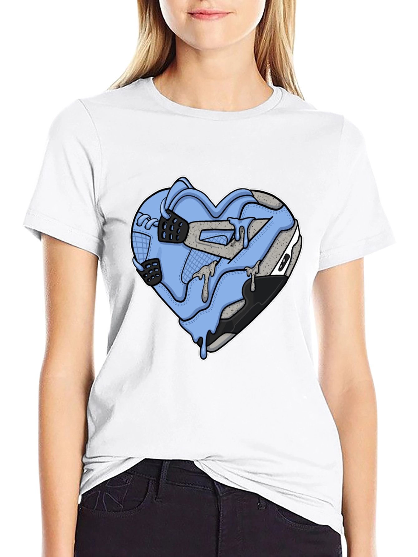 Sneaker Heart Graphic T-Shirt