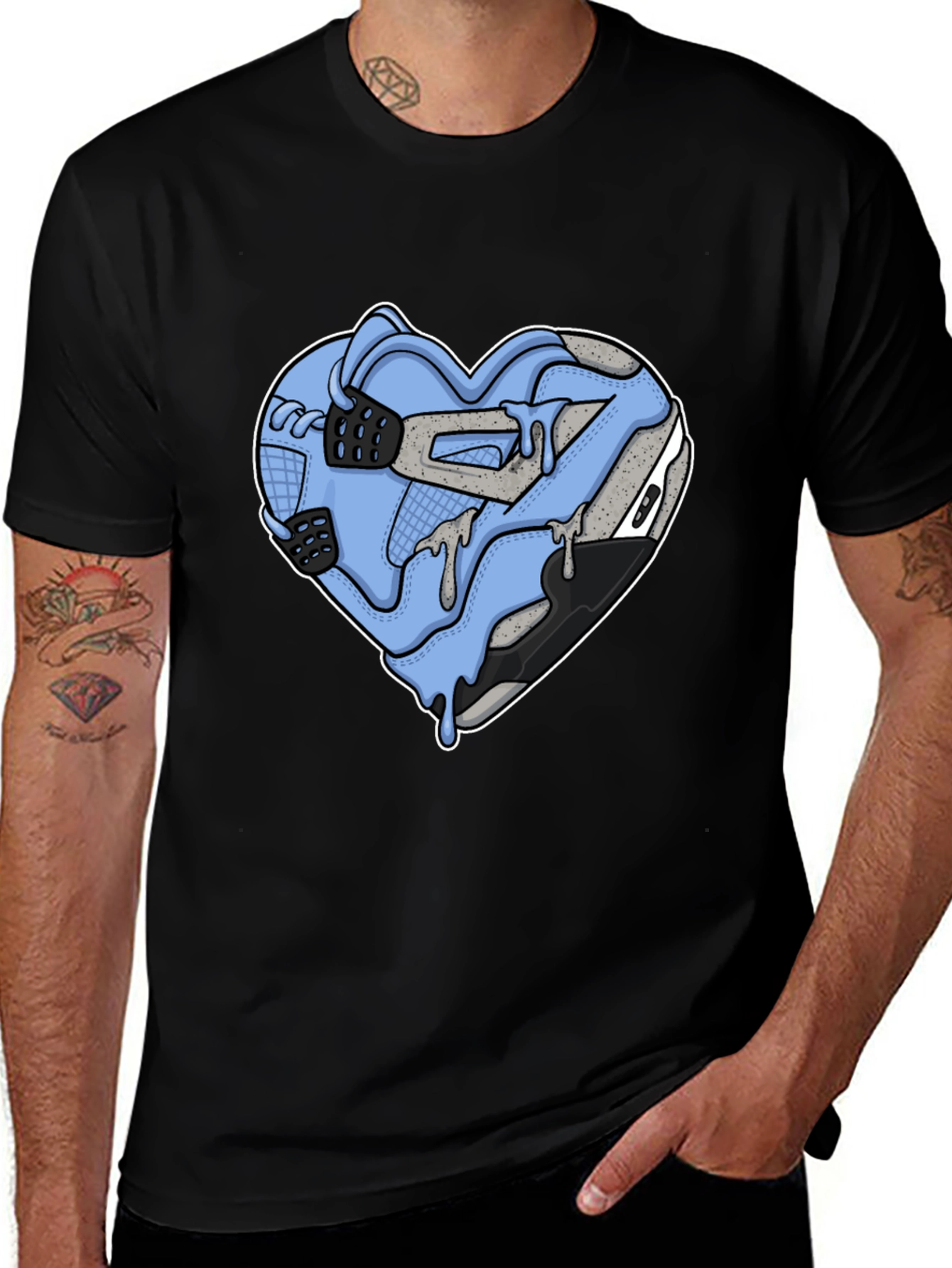 Sneaker Heart Graphic T-Shirt
