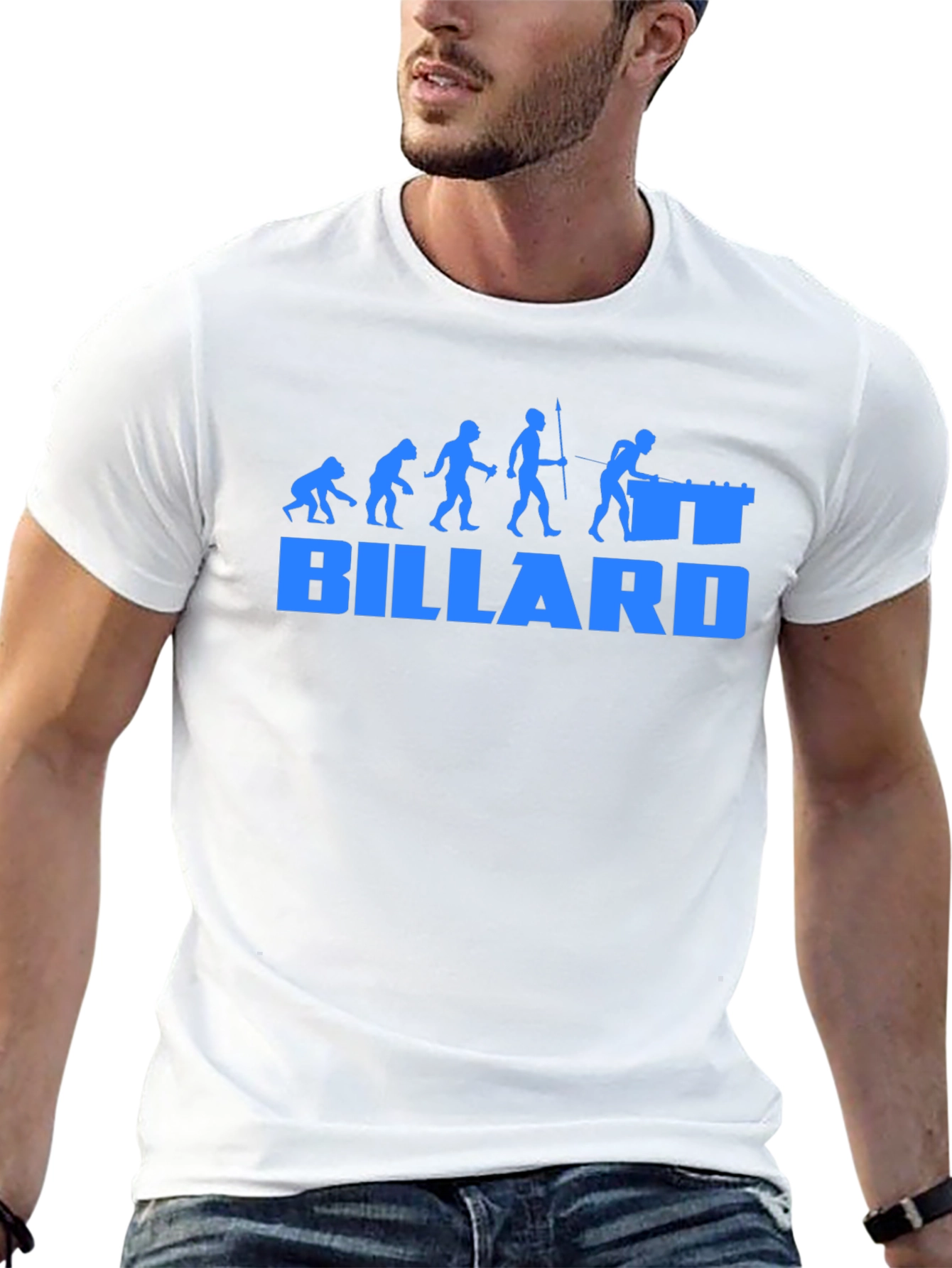 Billiard Evolution T-Shirt - Fun Geeky Tee