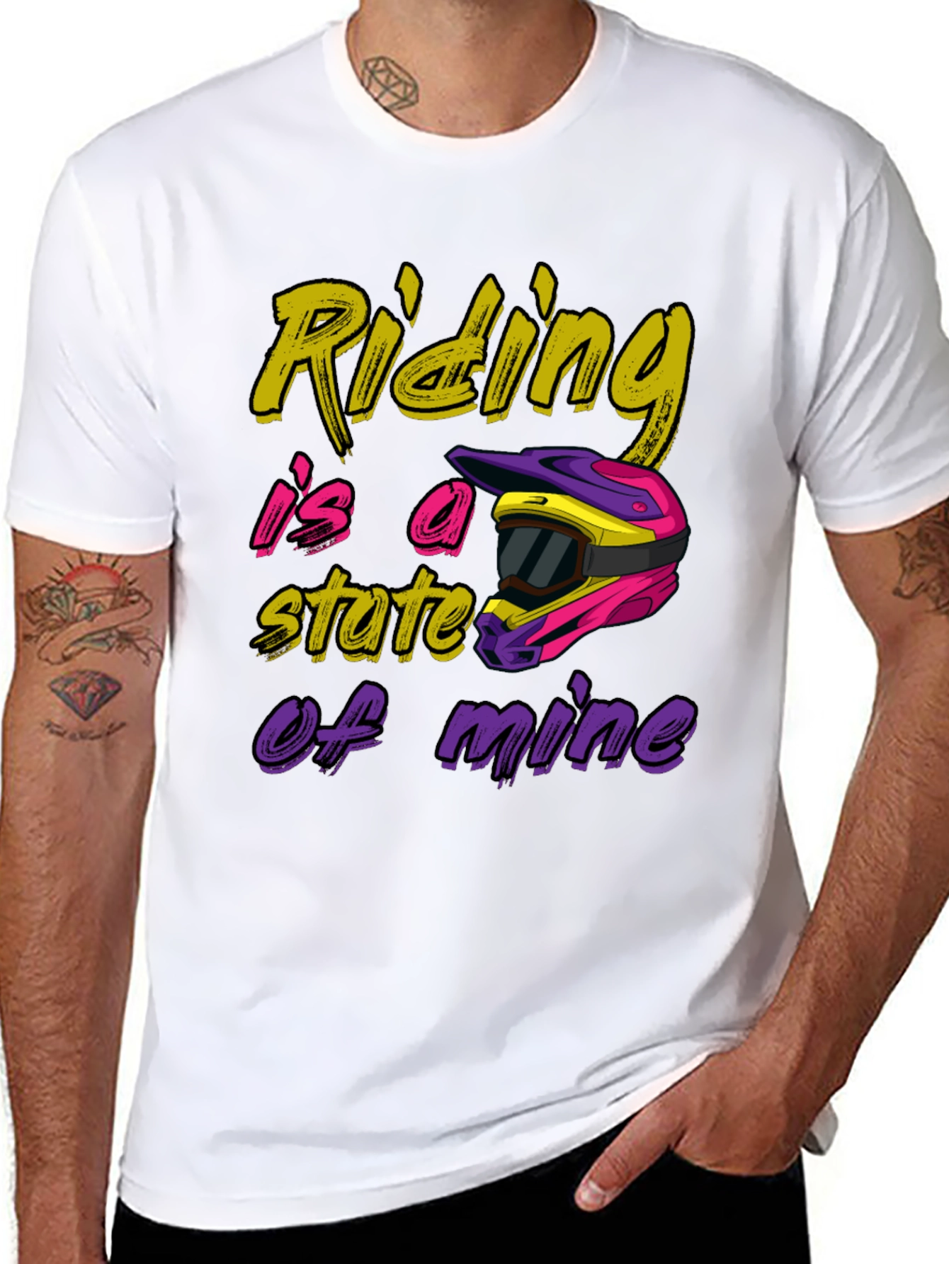 Riding is a State of Mind Black T-Shirt