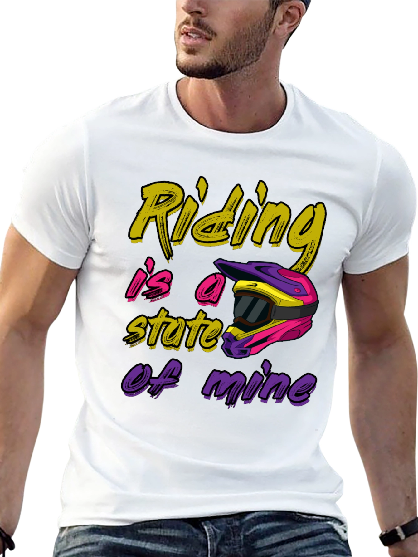 Riding is a State of Mind Black T-Shirt