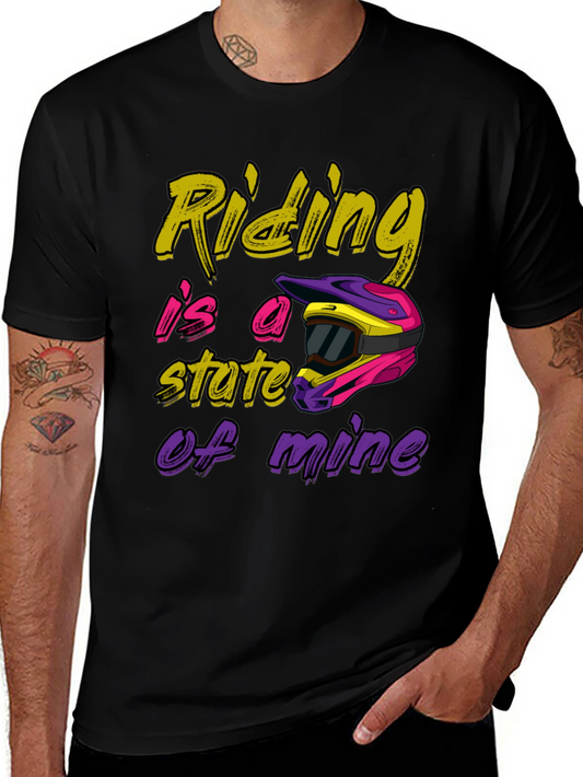 Riding is a State of Mind Black T-Shirt
