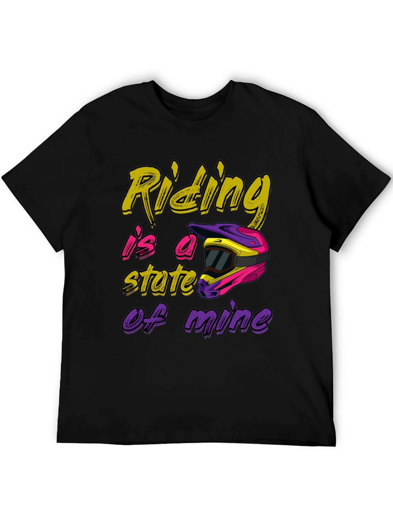 Riding is a State of Mind Black T-Shirt