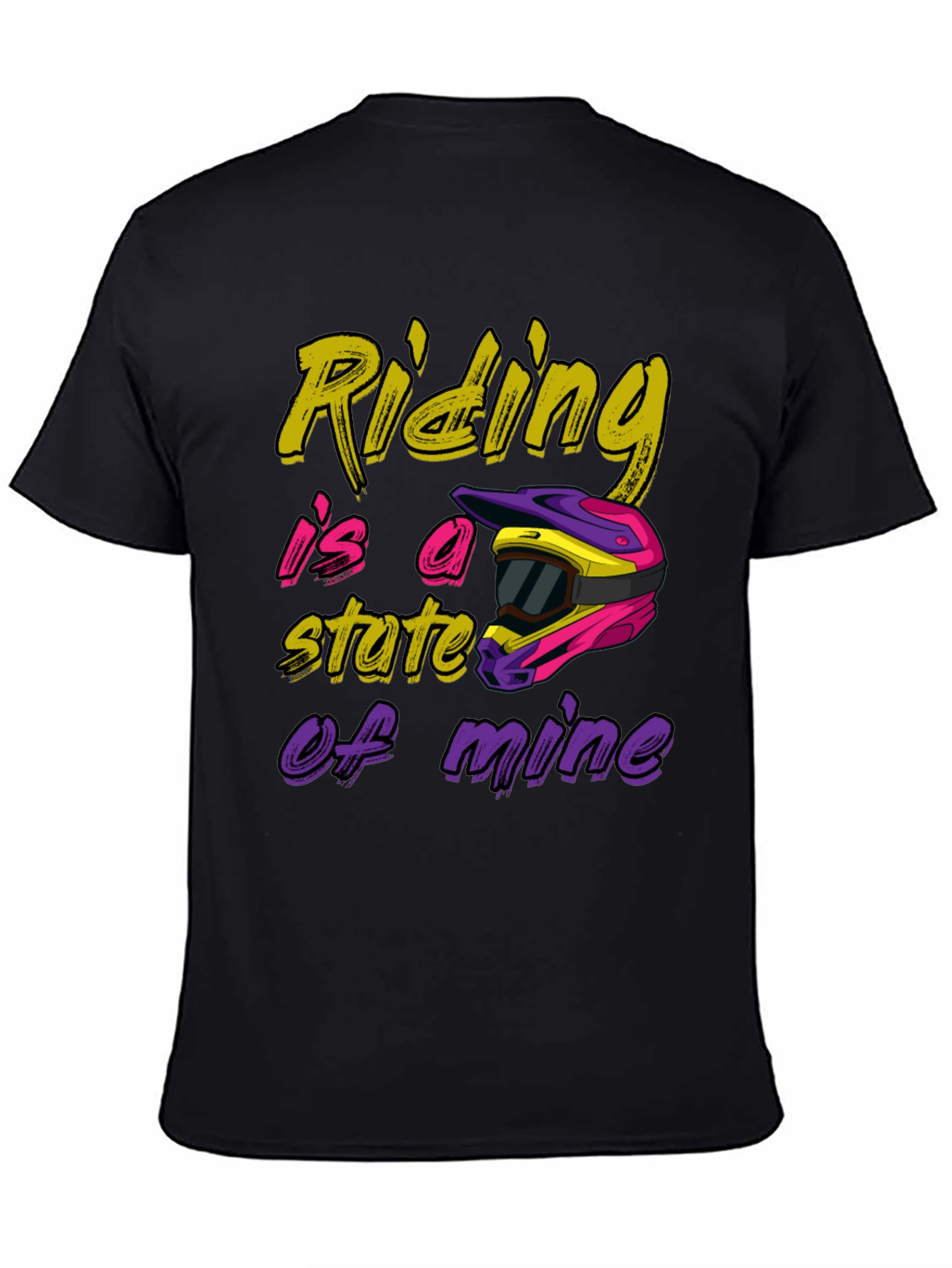 Riding is a State of Mind Black T-Shirt