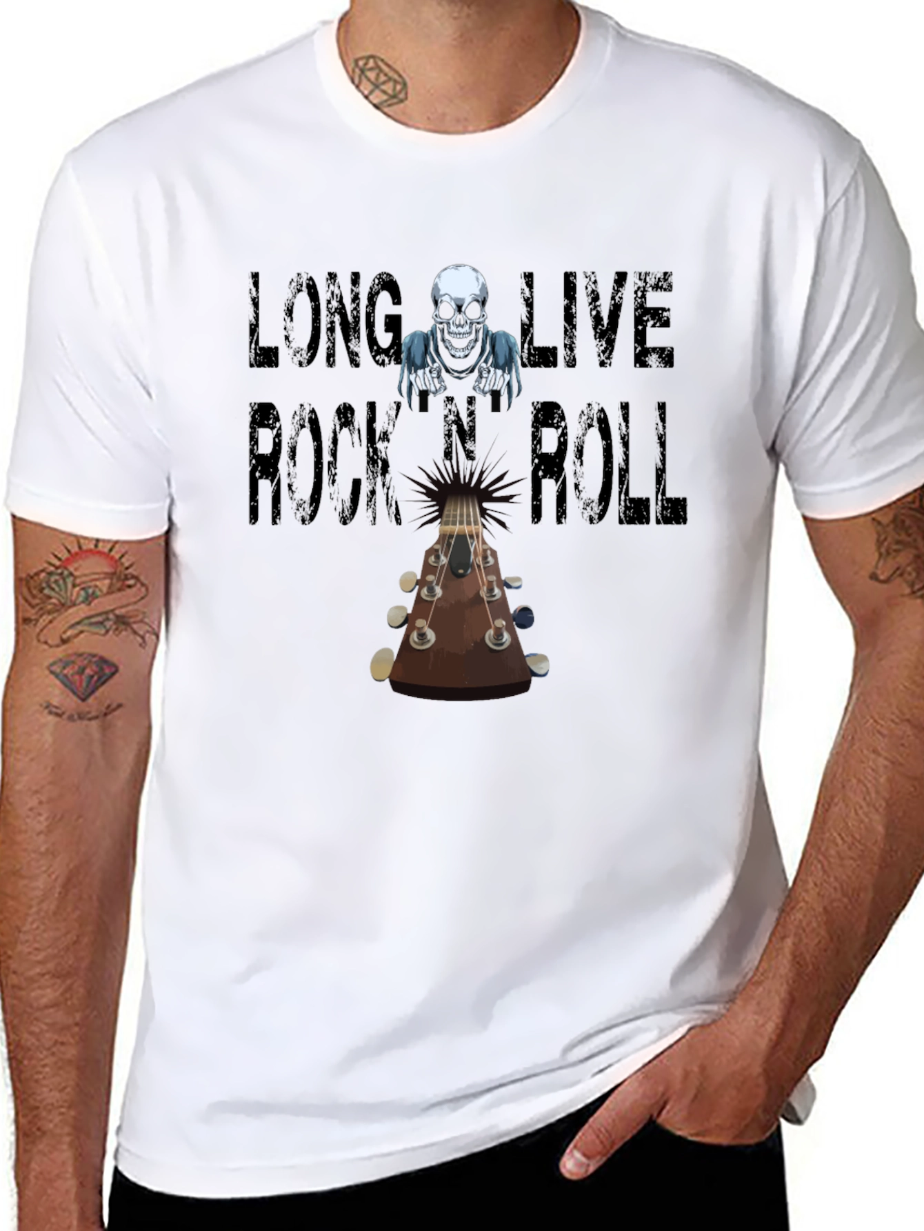 Long Live Rock N Roll Graphic T-Shirt