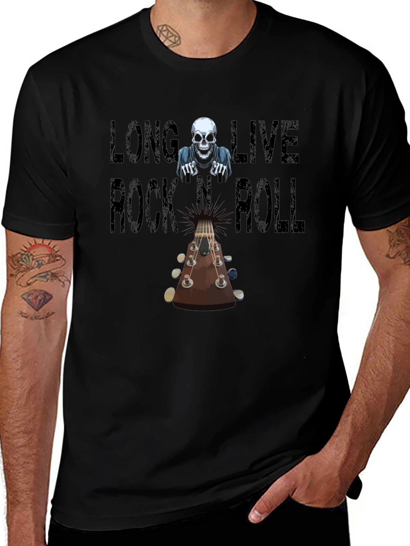 Long Live Rock N Roll Graphic T-Shirt