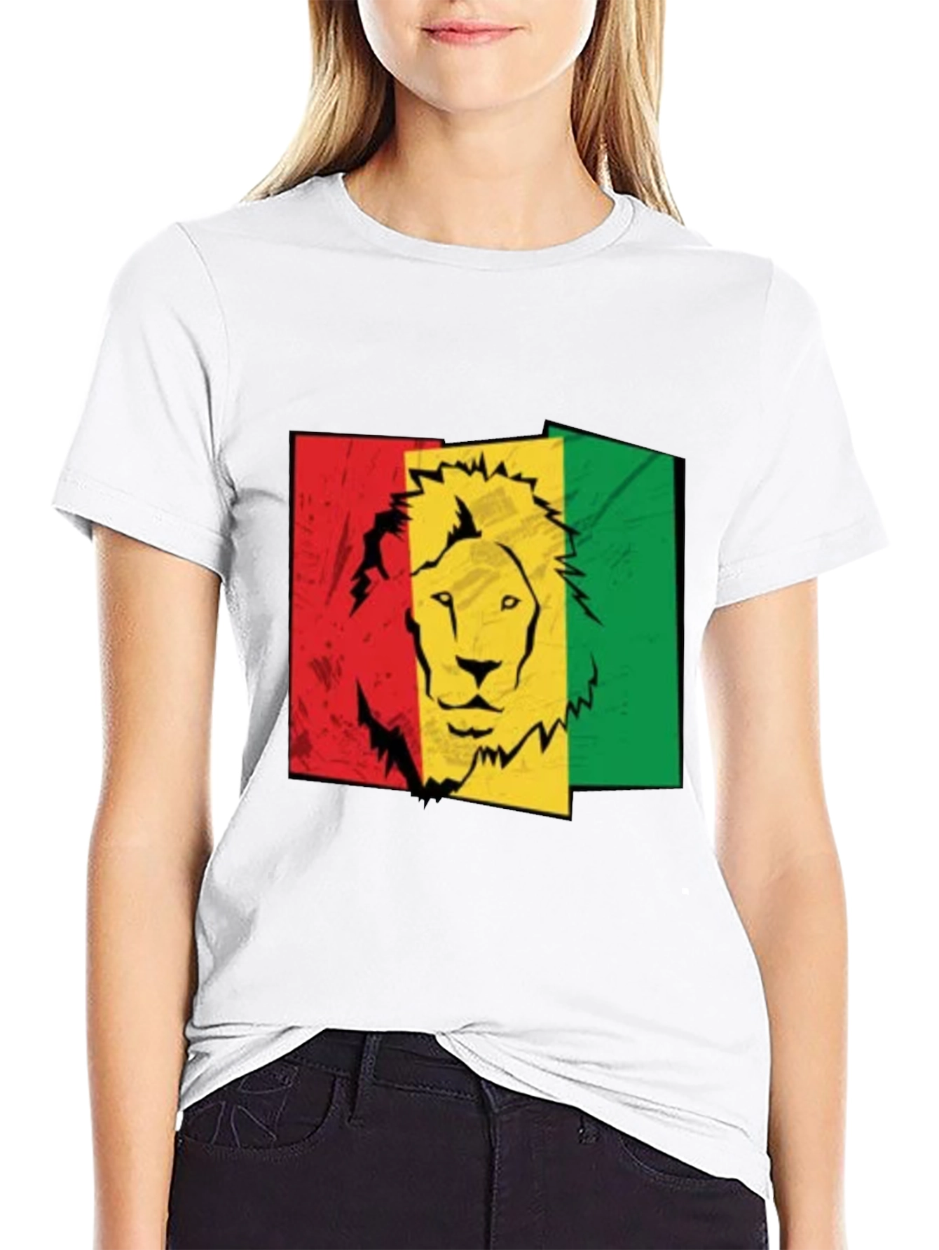 Rasta Lion Graphic Tee - Reggae Style