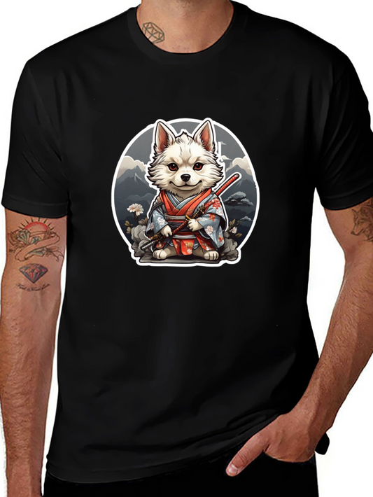 Dog Samurai Graphic Tee